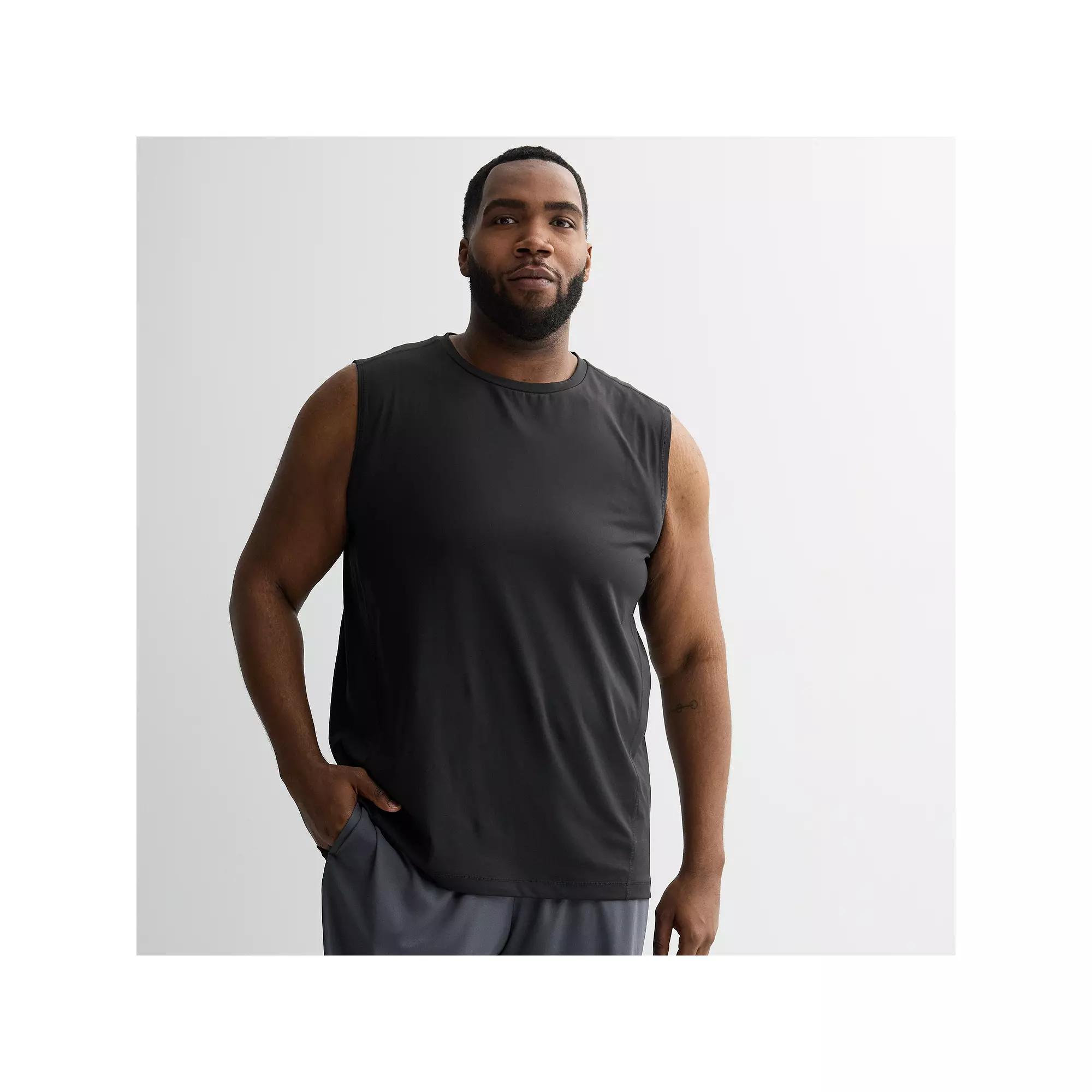 Big & Tall Tek Gear® Base Layer Tank, Men's, Size: 3XB, Mineral Black Product Image
