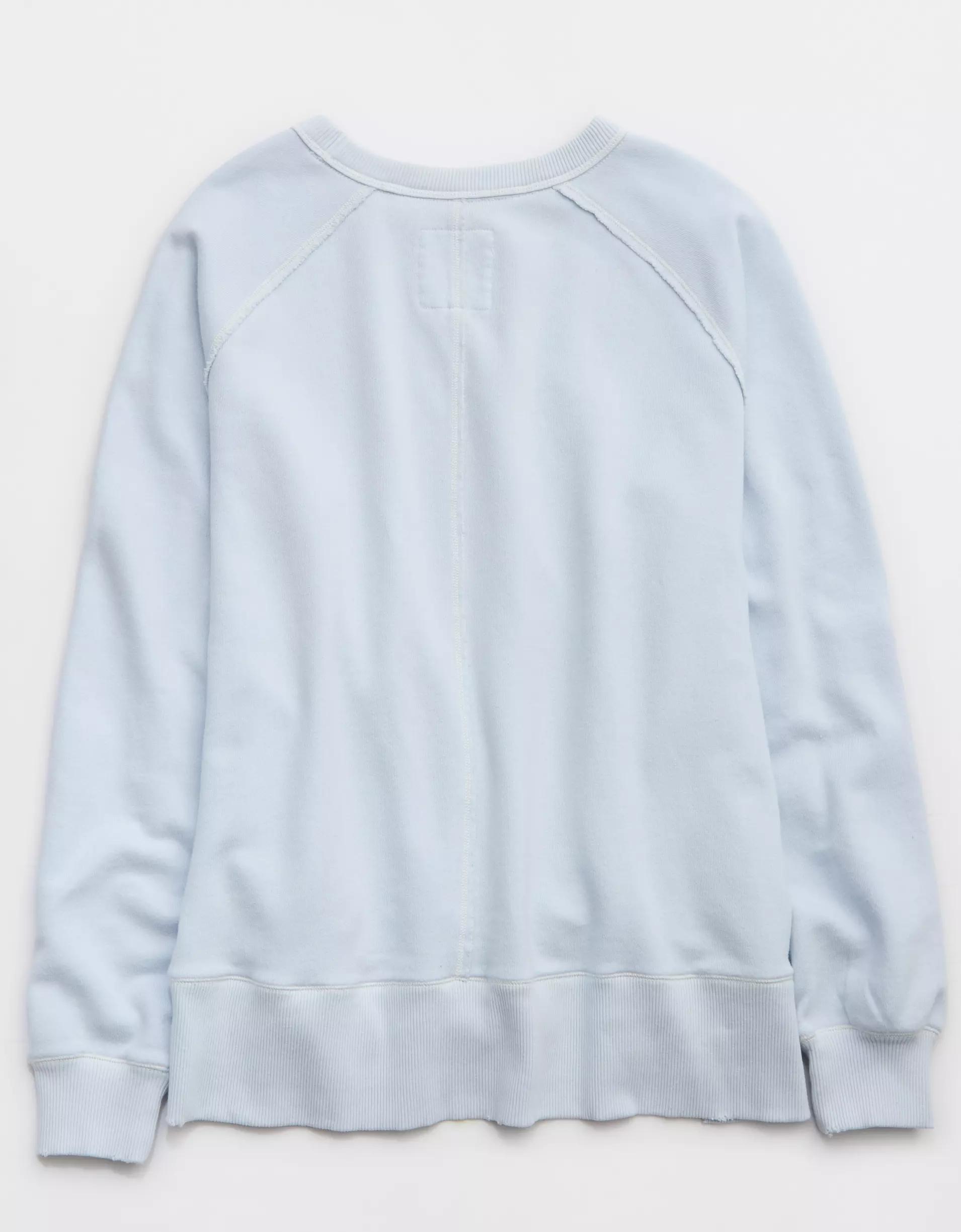 Aerie East West Crew Sweatshirt Product Image