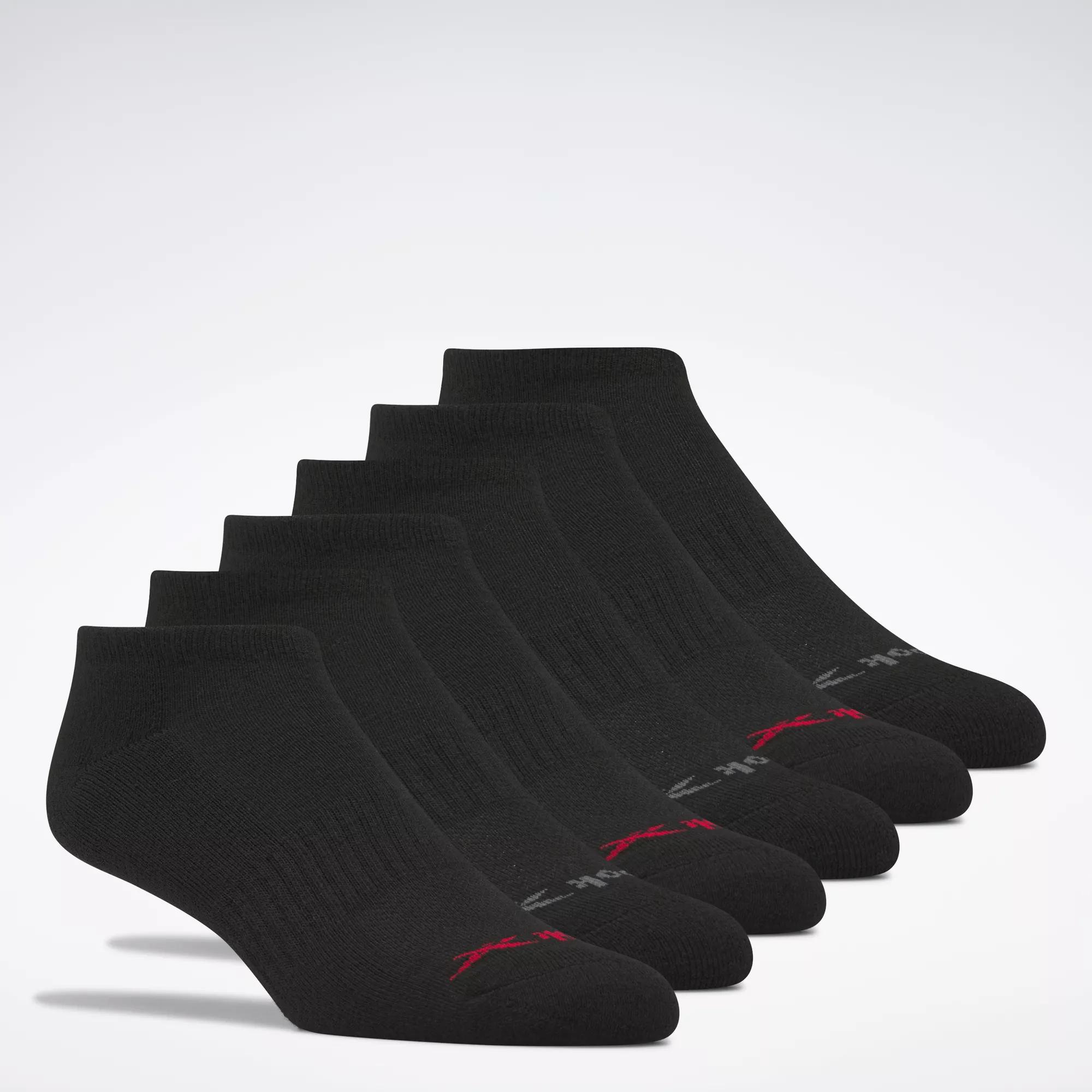 Men's Reebok Basic Low-Cut Socks 6 Pairs Male Product Image