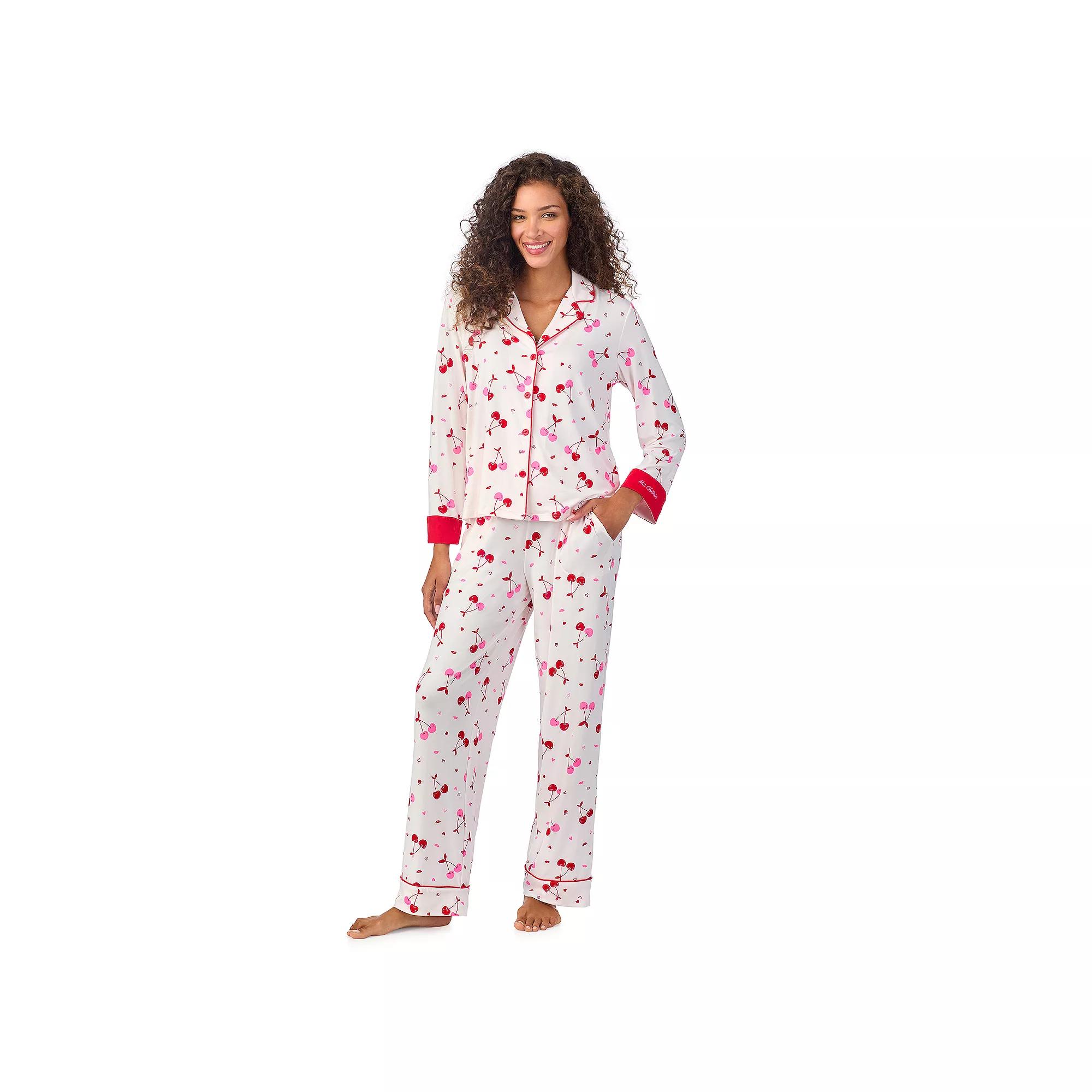 Women's Beauty Sleep Social Long Sleeve Pajama Shirt & Pajama Pants Sleep Set, Girl's, Size: XXL, Ma Cherie Product Image