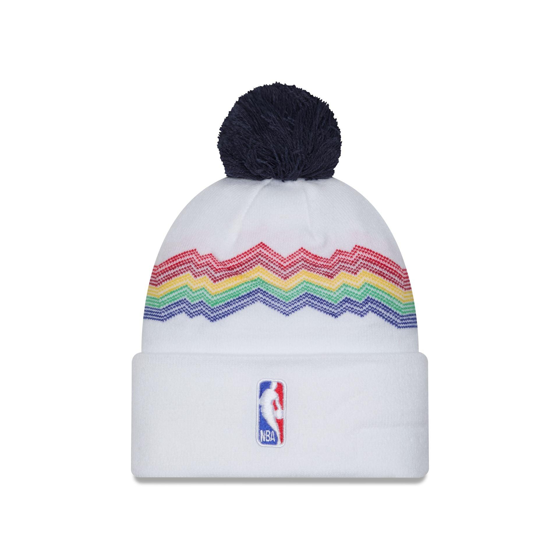 Denver Nuggets 2024 City Edition Pom Knit Hat Male Product Image