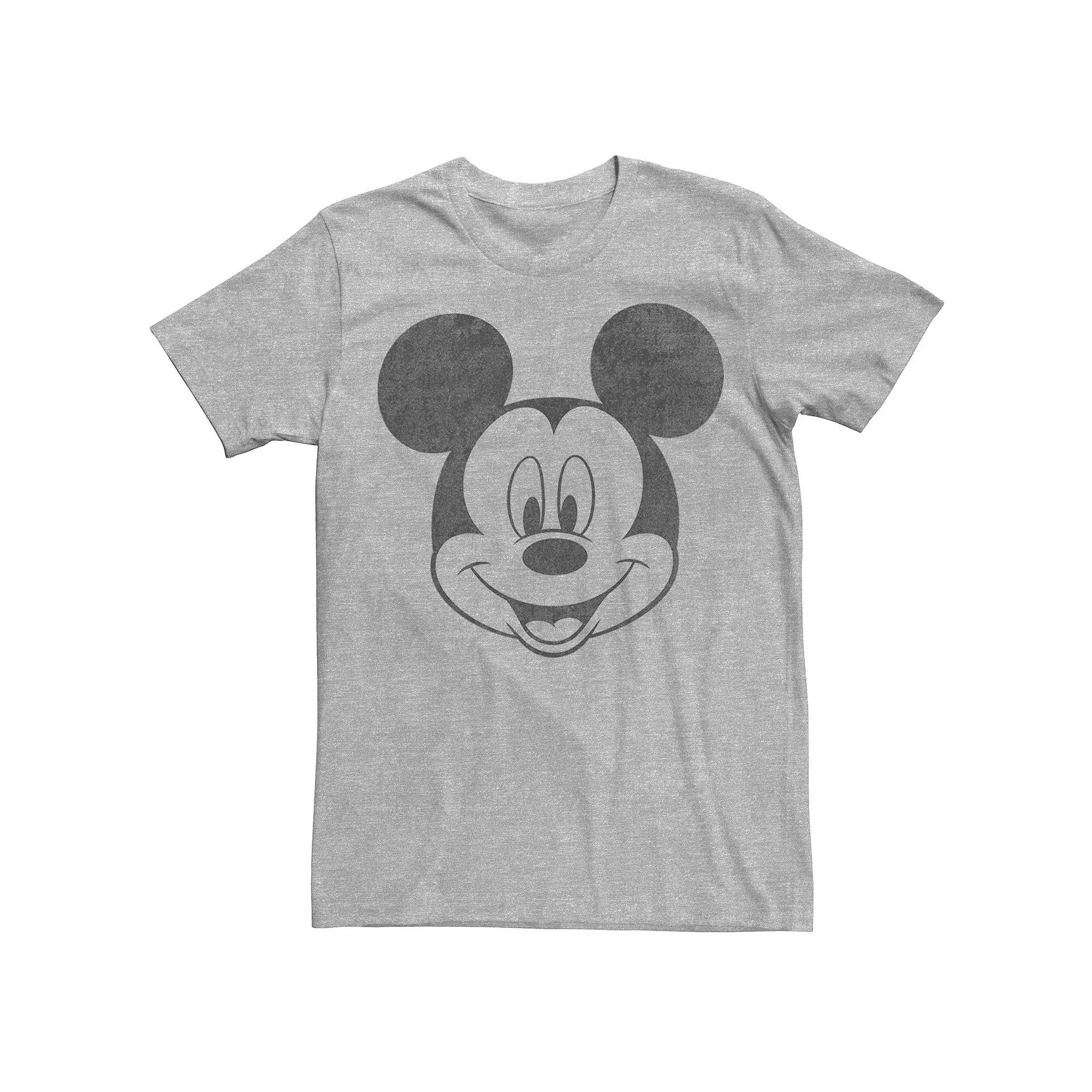 Disney's Mickey Mouse Black and White Portrait Men's Tee,  Product Image
