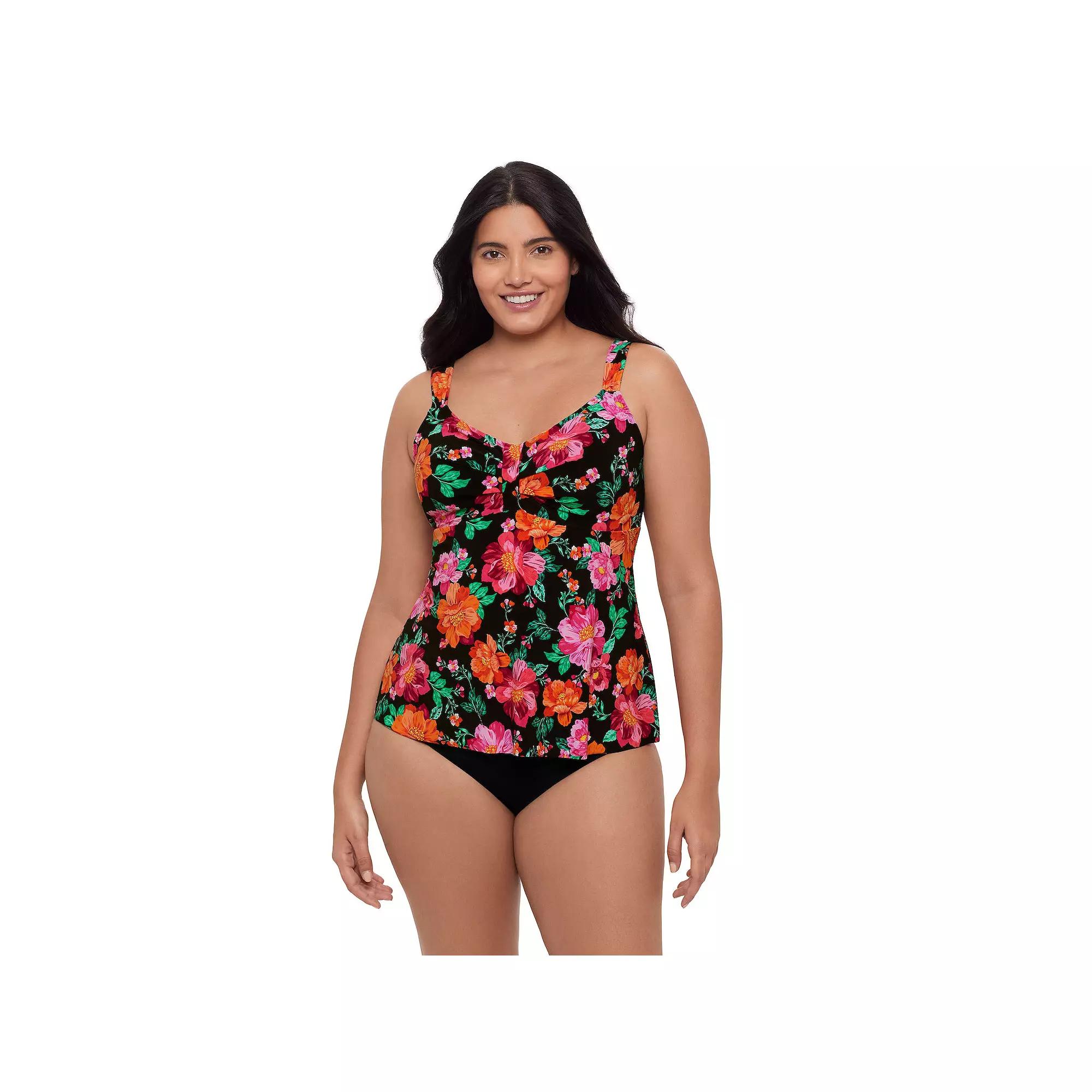 Women's Trimshaper Lena Tankini Top, Size: 16, House Product Image