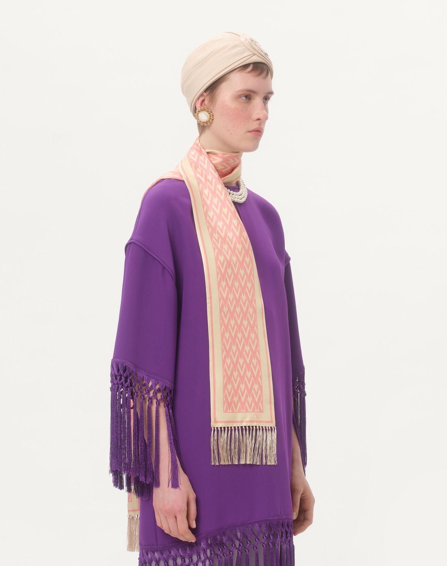 Toute La V Silk Bandeau Scarf Product Image