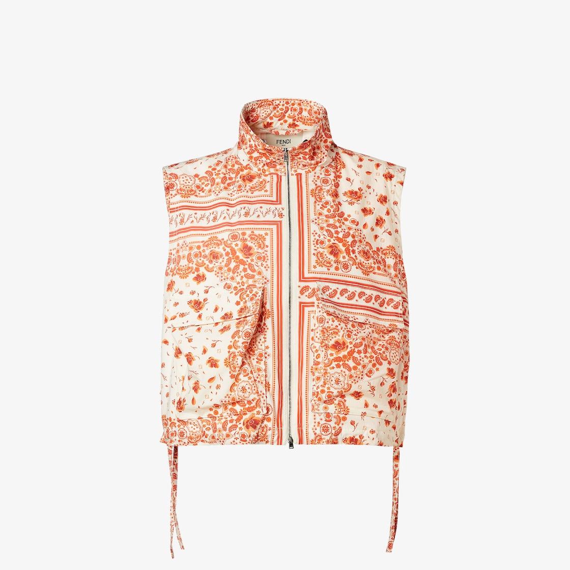 ShortsTechnical cotton shorts with Coral Bandana print Product Image