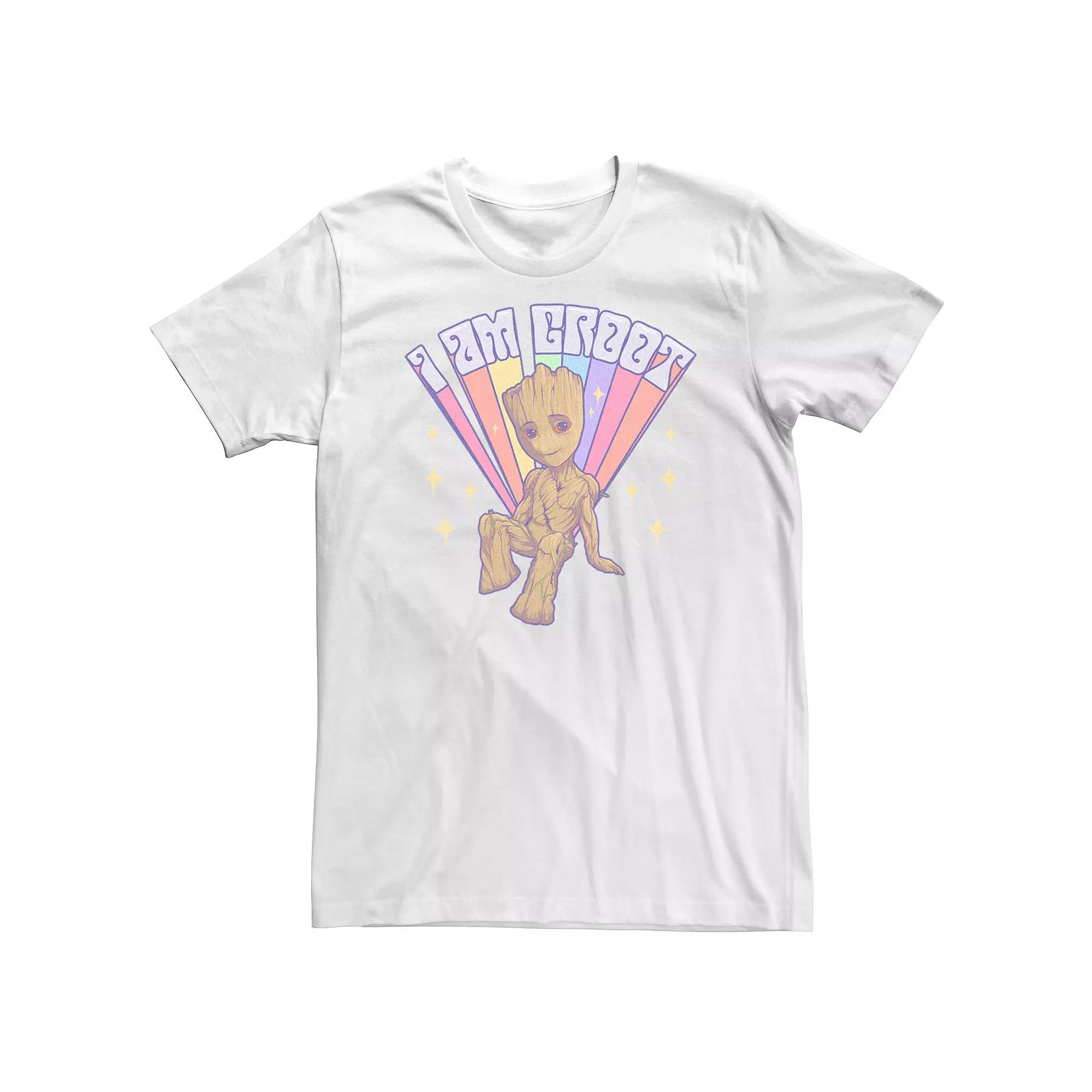 Big & Tall Marvel Guardians of the Galaxy Classic I Am Prideful Groot Tee, Men's,  Product Image