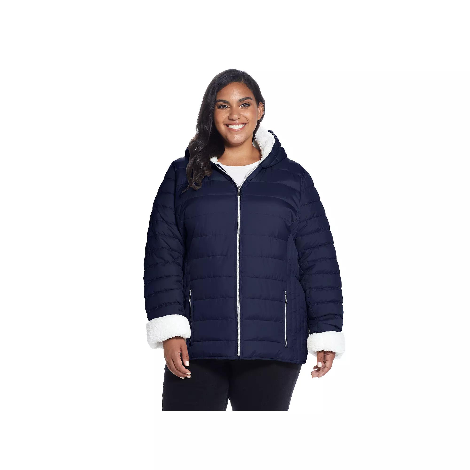 Women's Weathercast Sherpa-Lined Puffer Jacket,  Product Image