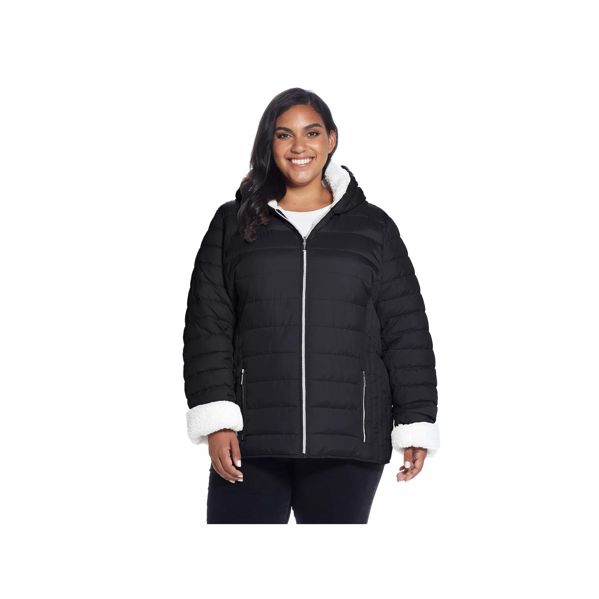 Women's Weathercast Sherpa-Lined Puffer Jacket,  Product Image
