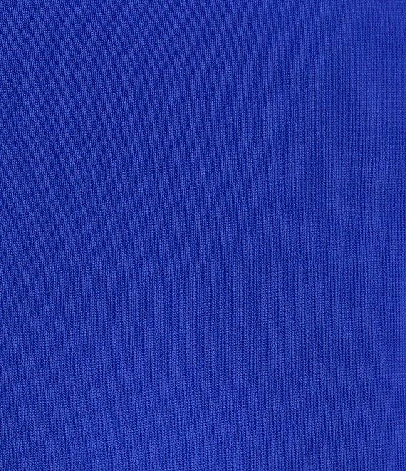 Ming Wang Plus Size Knit Scoop Neck Sleeveless Sheath Dress Product Image