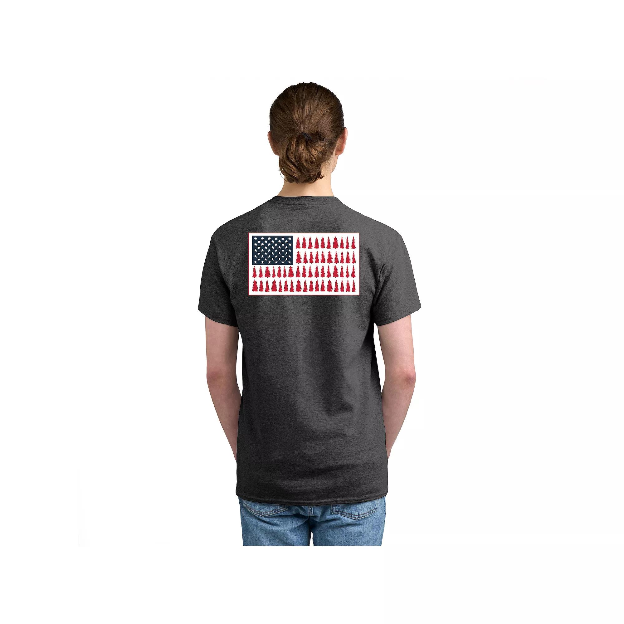 Men's Columbia Americana Adventure Print Short Sleeve Graphic Tee,  Product Image