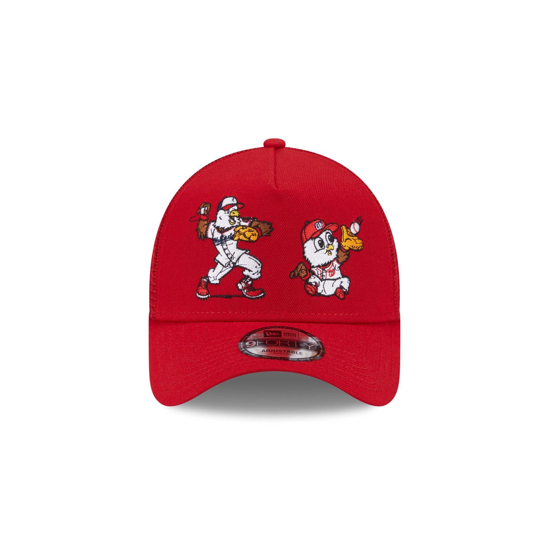 Washington Nationals Generation Mascots 9FORTY A-Frame Trucker Hat Male Product Image