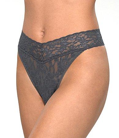 Signature Lace Original Rise Thong Product Image