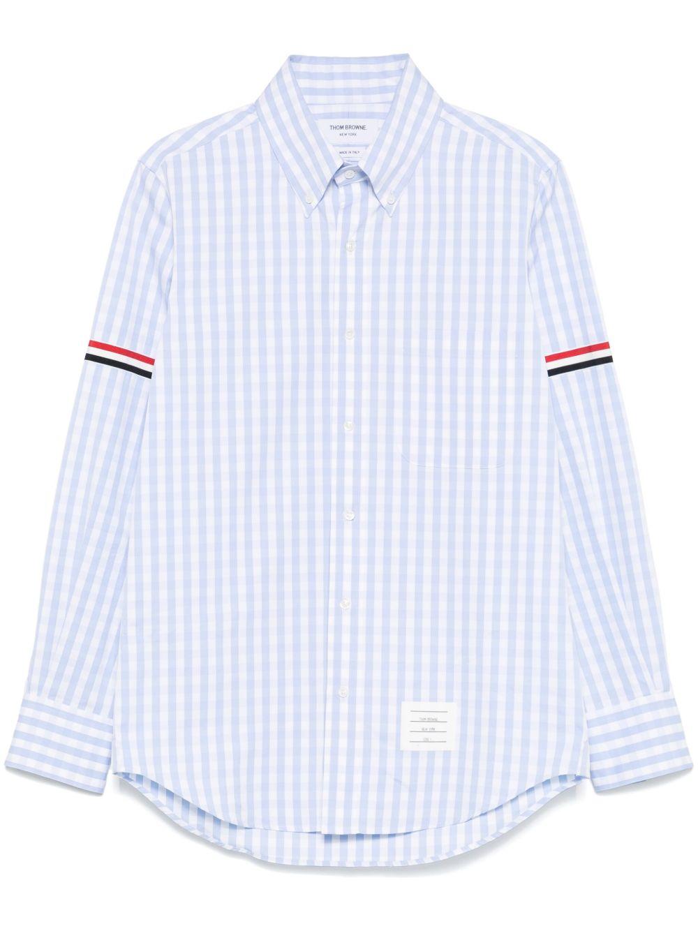 gingham-check poplin shirt  Product Image