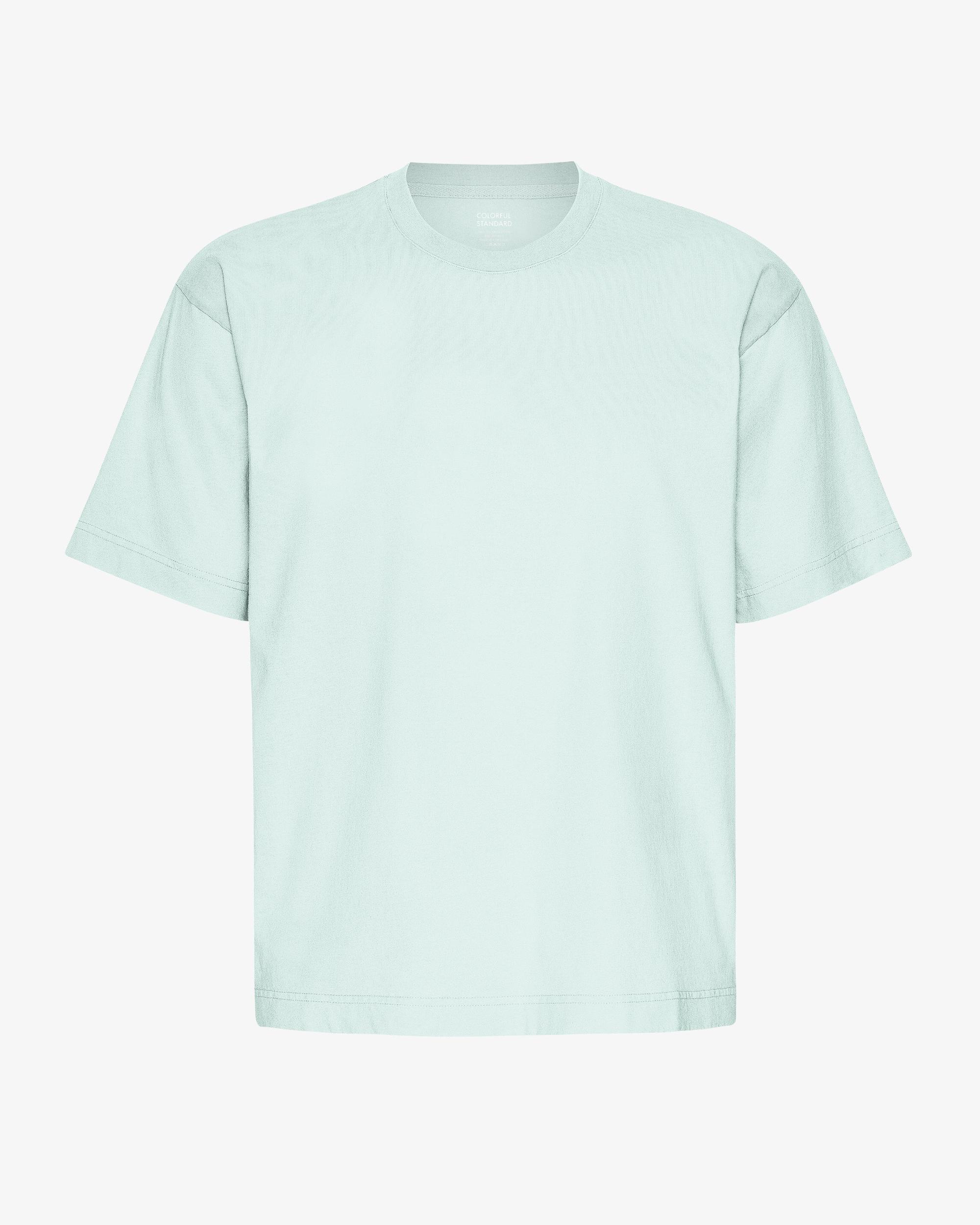 Oversized Organic T-Shirt - Light Aqua Product Image
