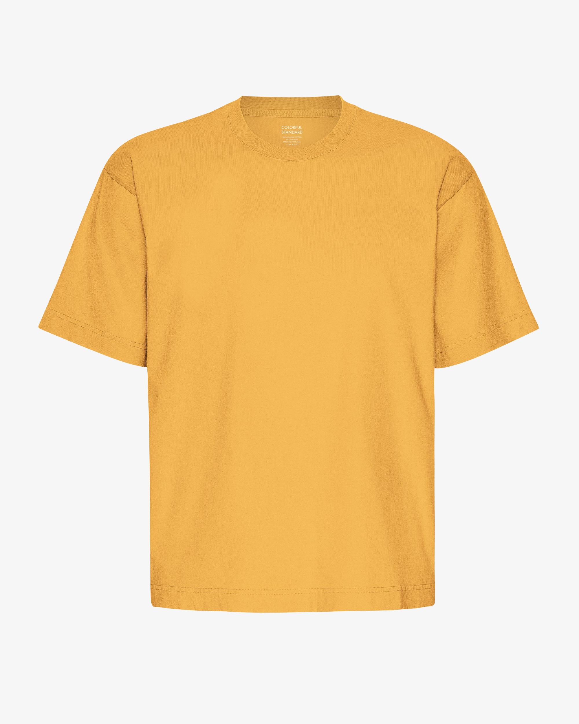 Oversized Organic T-Shirt - Burned Yellow Product Image