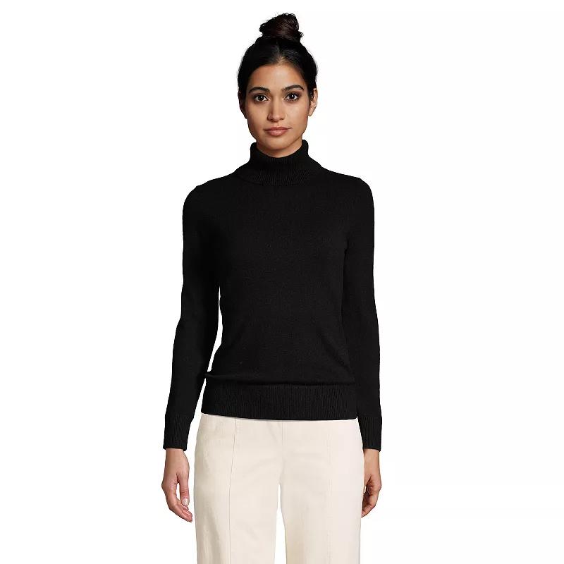 Petite Lands' End Cashmere Turtleneck Sweater, Women's,  Product Image