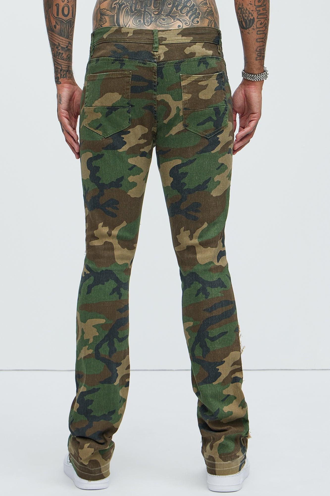 Got Something For You Skinny Flare Pants - Camouflage Product Image