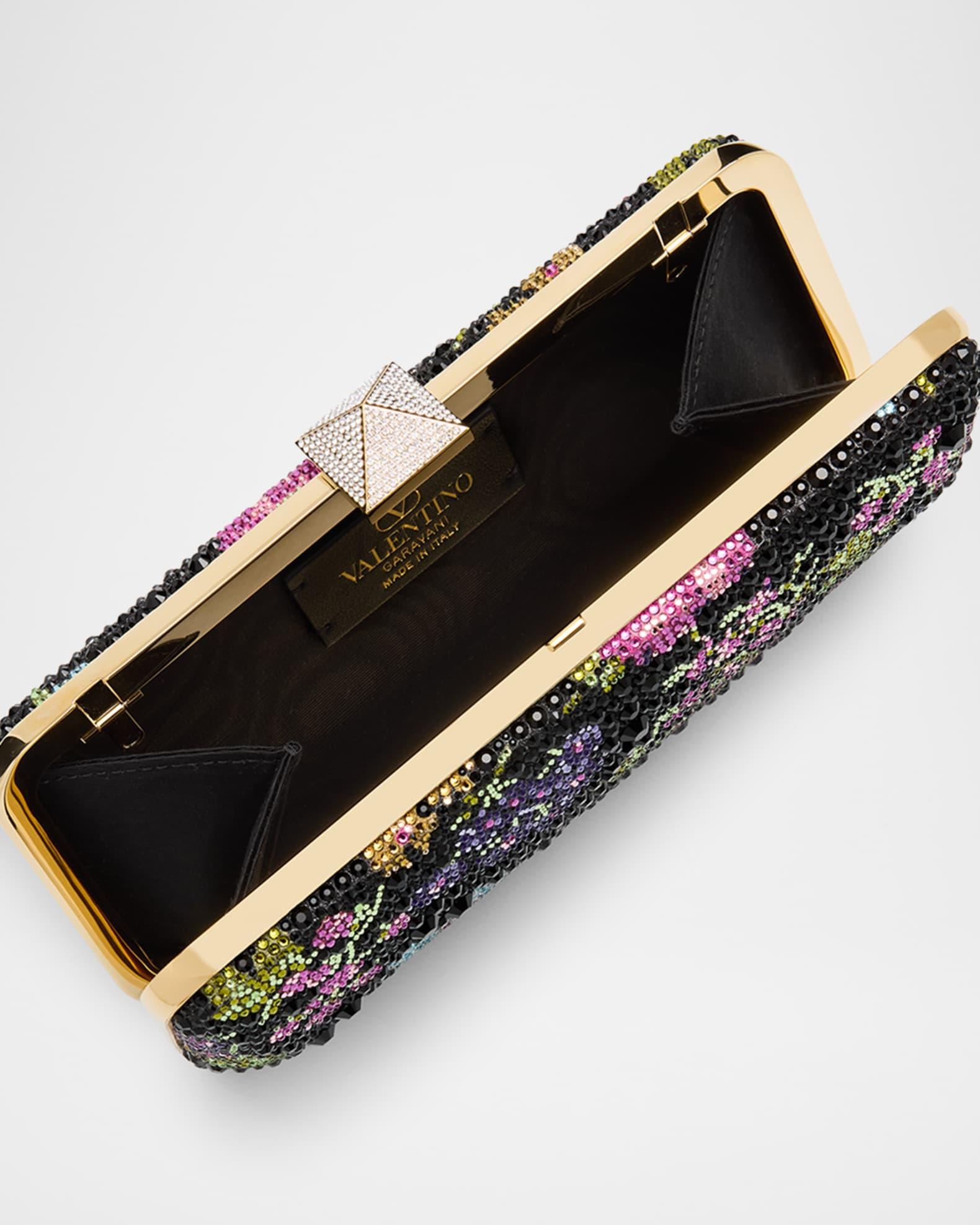 Carry Secrets Flower Embellished Minaudiere  Product Image