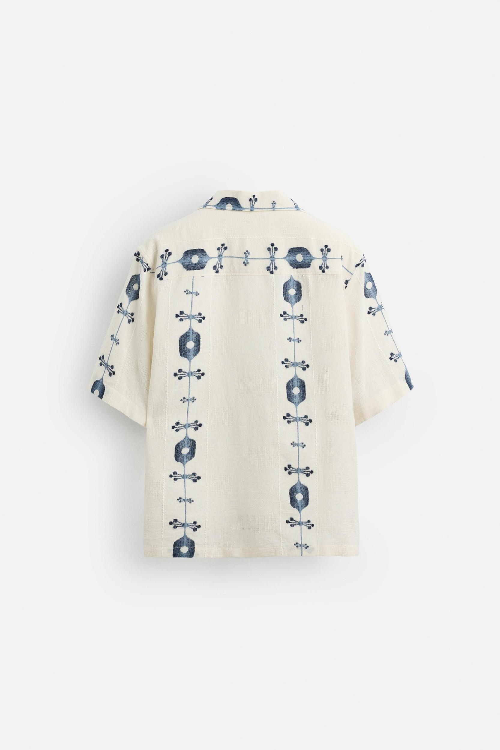 CONTRAST JACQUARD SHIRT Product Image