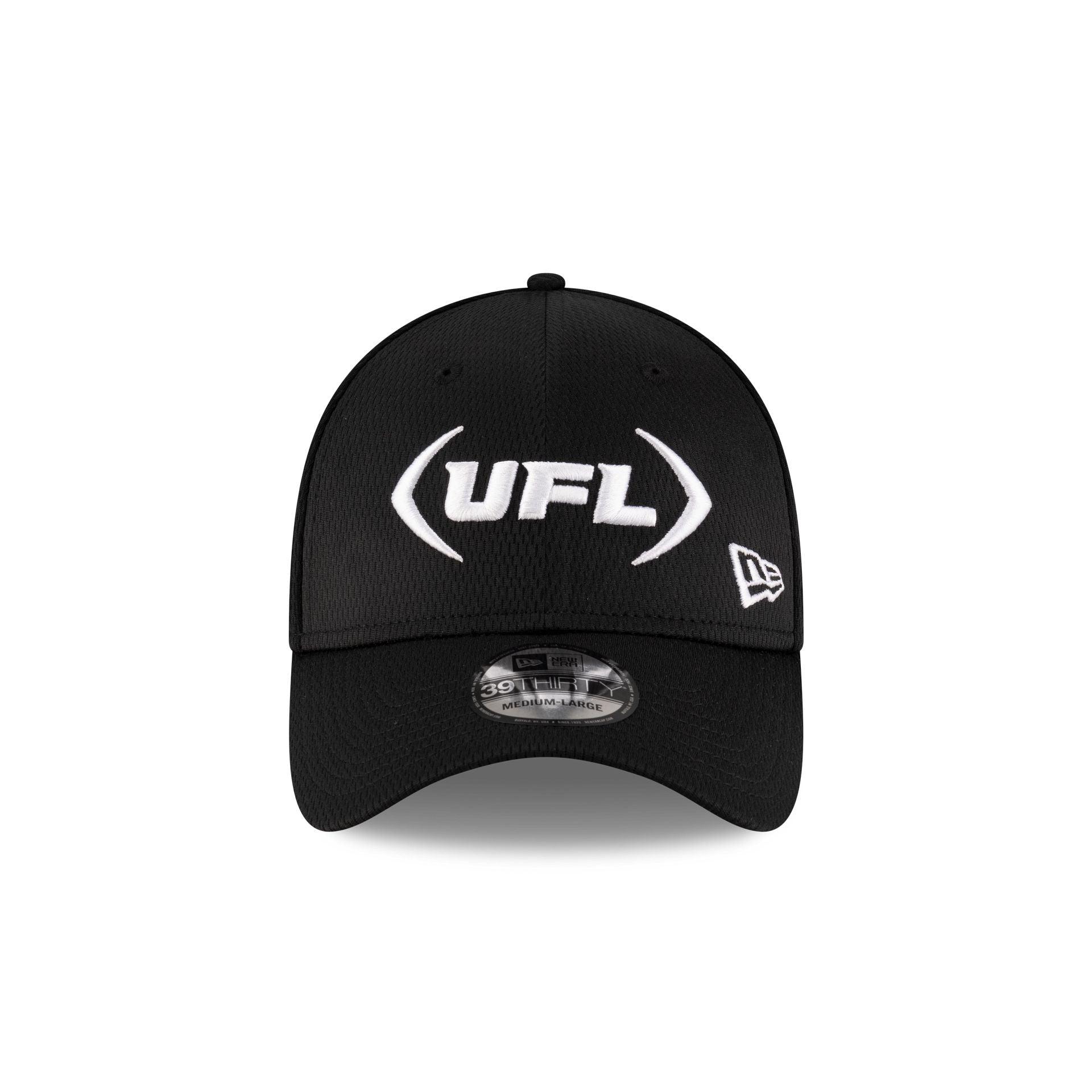 UFL Black 39THIRTY Stretch Fit Hat Male Product Image