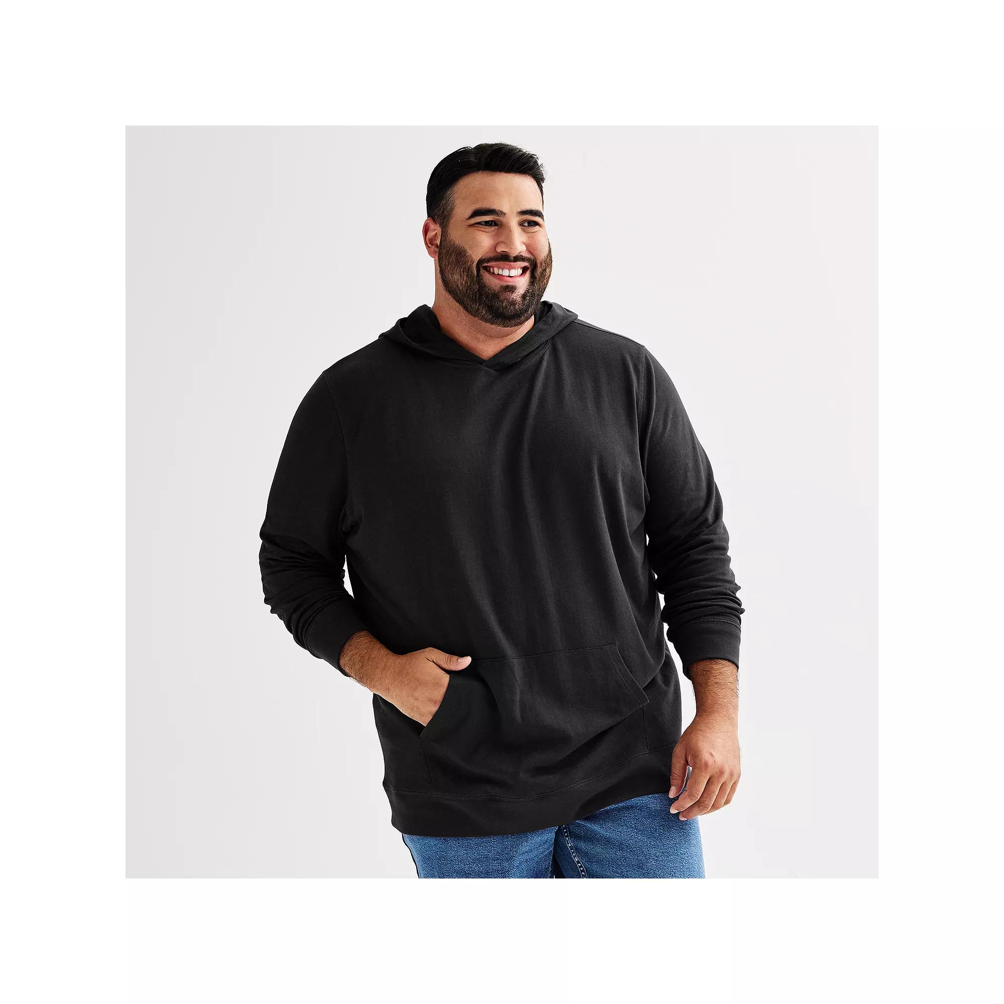 Big & Tall Sonoma Goods For Life® Double-Knit Hoodie, Men's,  Product Image