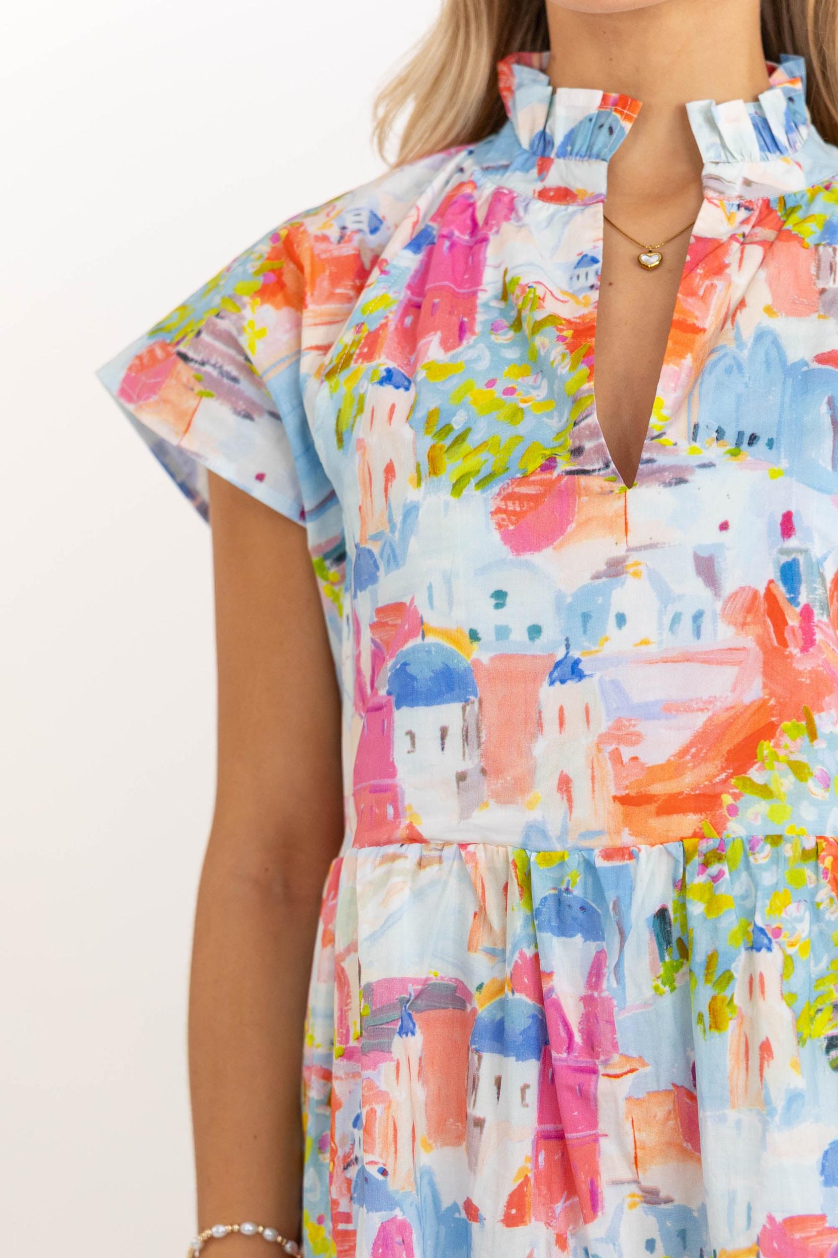 In Your Dreams Pink Toile Print Midi Dress Female Product Image