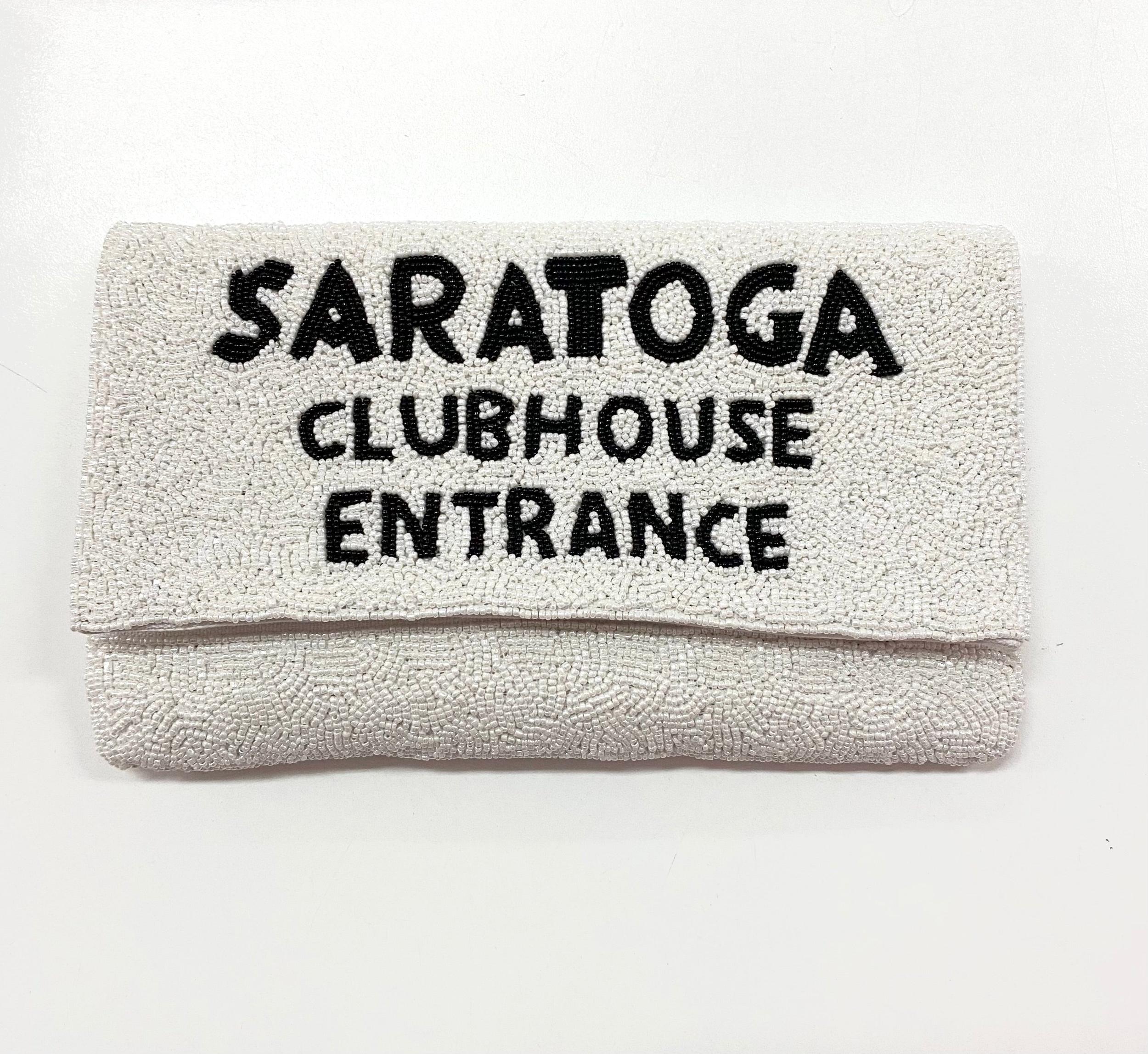 Saratoga Clubhouse Soft Beaded Clutch Product Image