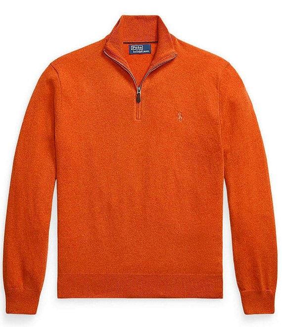 Polo Ralph Lauren Wool Quarter-Zip Sweater Product Image