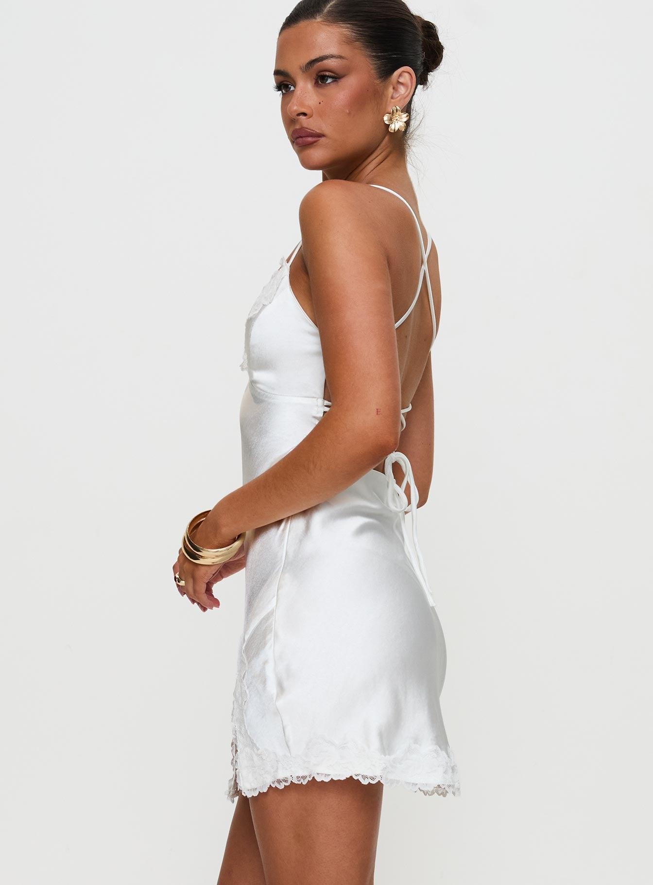 Anysa Mini Dress White Product Image