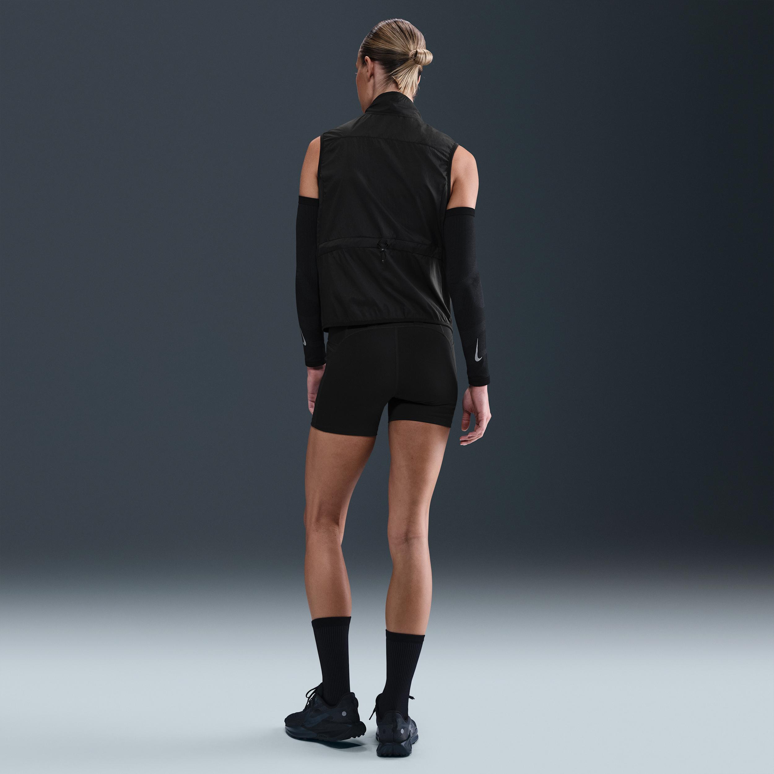 Nike Womens Trail Dri-FIT High-Waisted 4 Tight Running Shorts | HV2352-010 Product Image