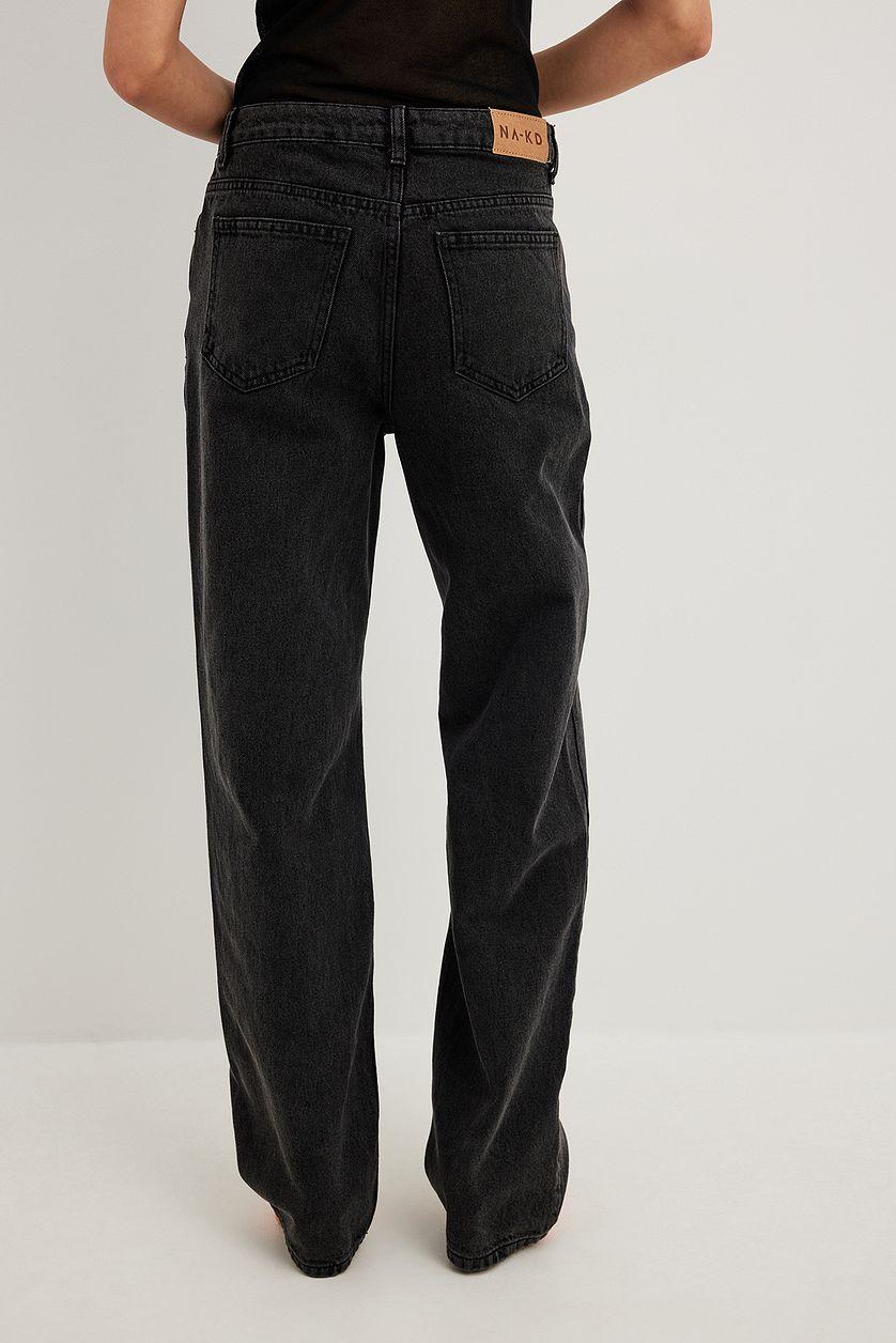 Loose Mid Waist Jeans Product Image