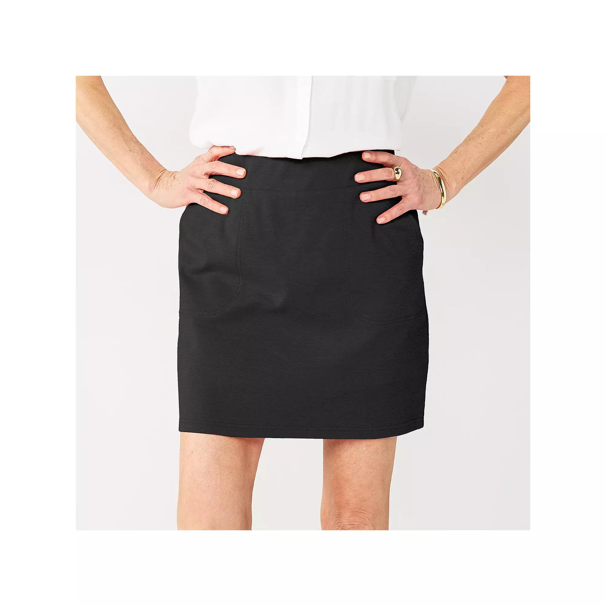 Women's Croft & Barrow® Easy Pull-On Skort,  Product Image