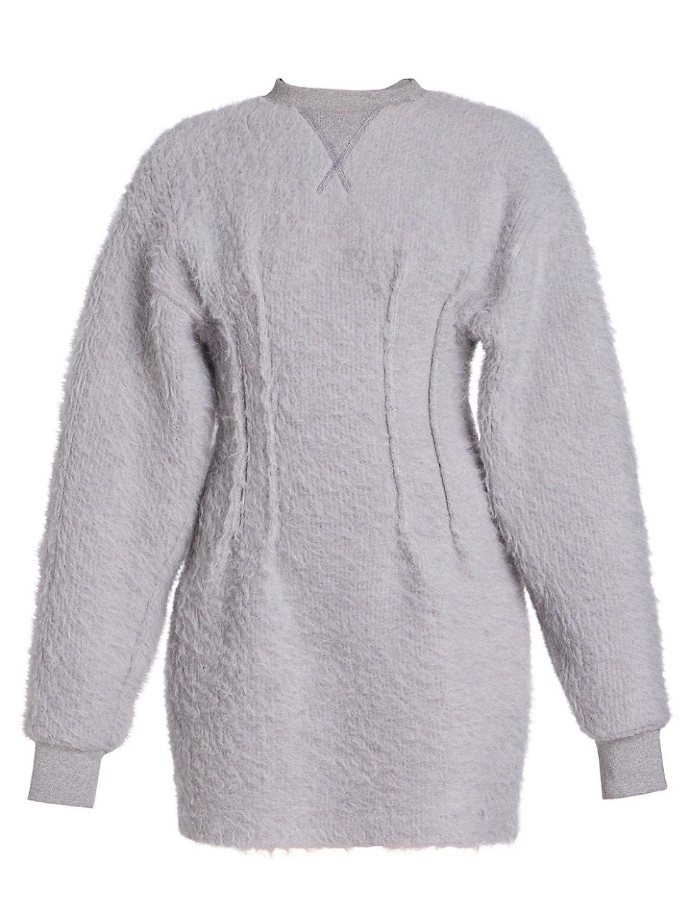 Womens Mohair-Blend Hourglass Minidress Product Image