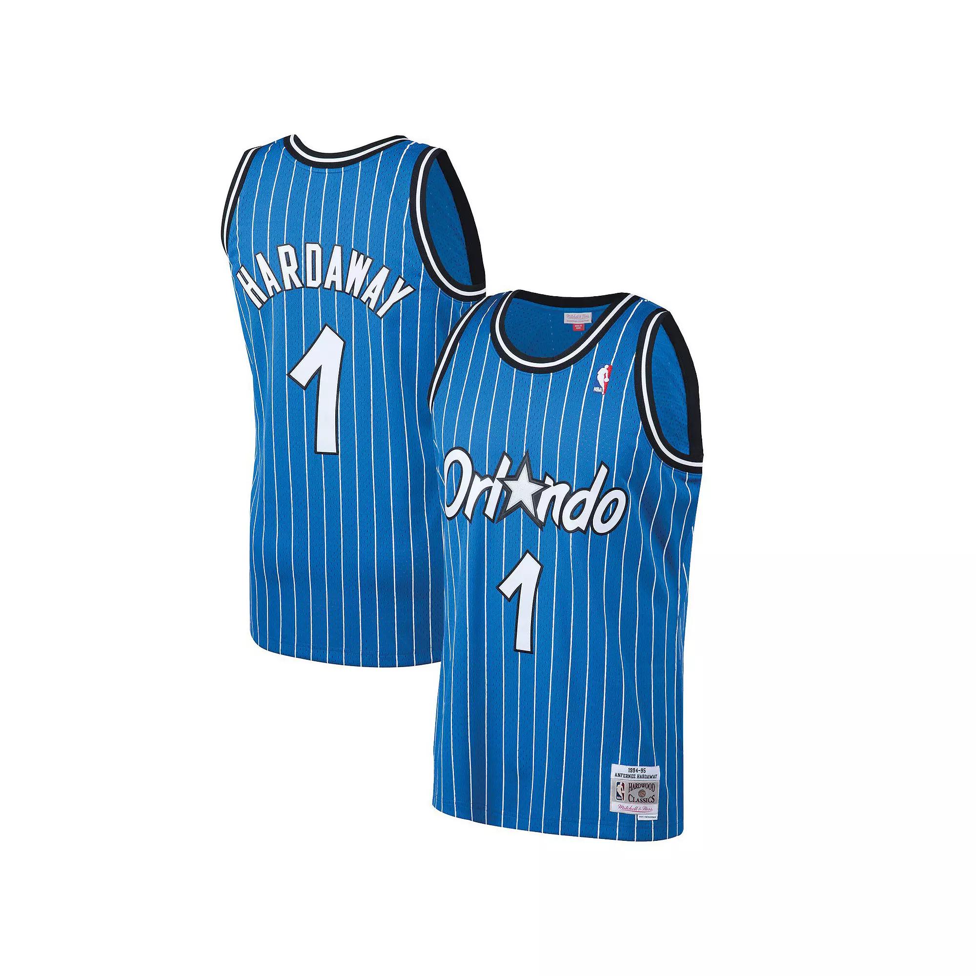 Men's Mitchell & Ness Penny Hardaway Blue Orlando Magic 1994-95 Hardwood Classics Swingman Jersey, Size: 2XL, Mag Blue Product Image