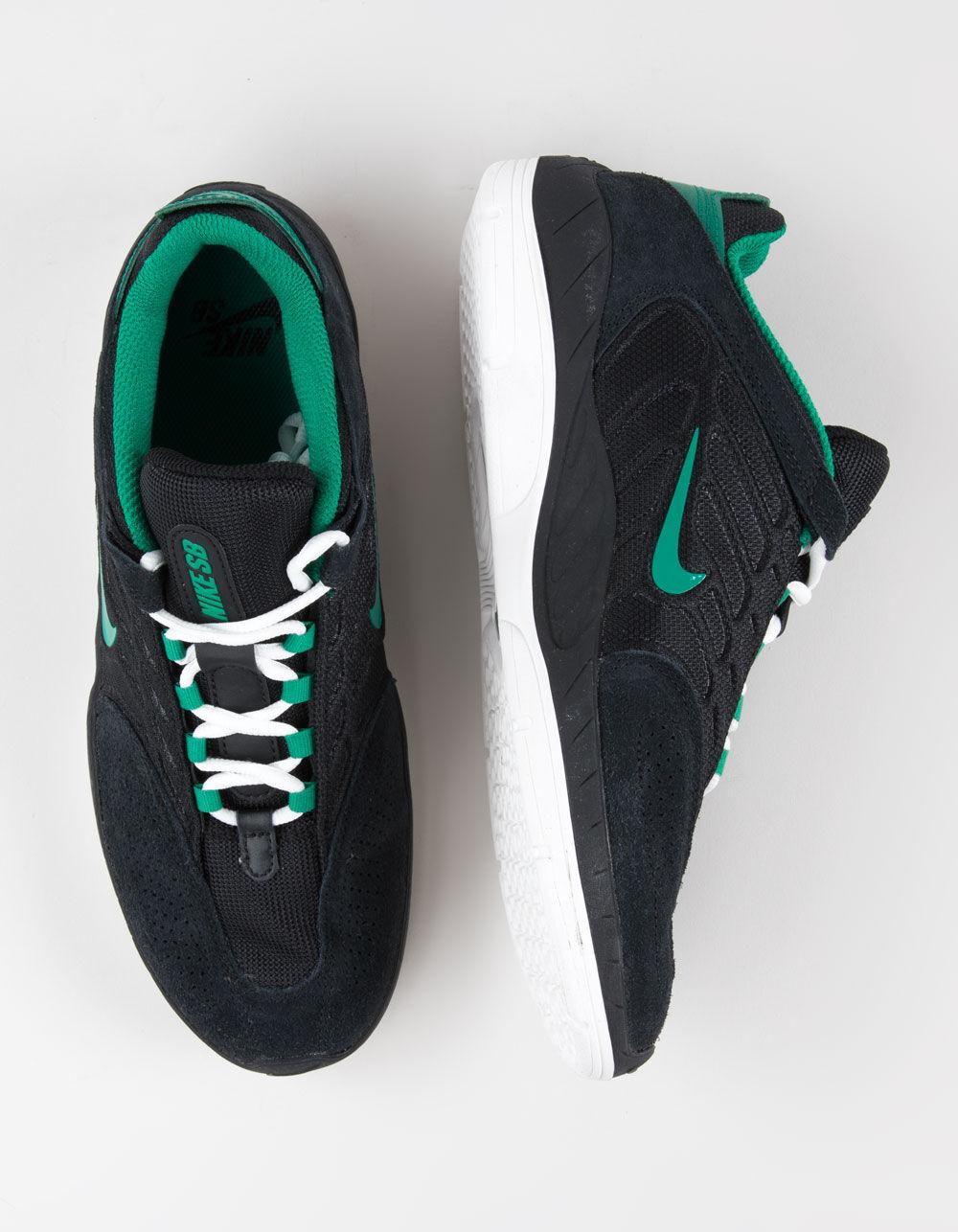 NIKE SB Vertebrae Skate Shoes - Black Green Product Image