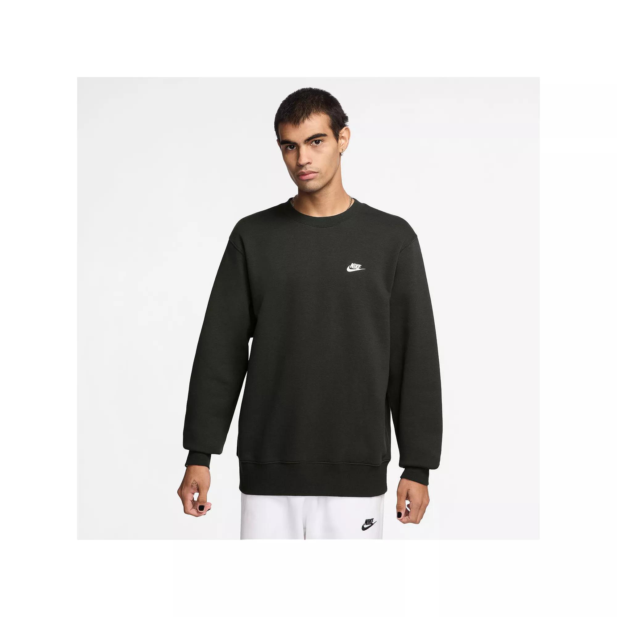 Men's Nike Club Brushed Fleece Crewneck Sweatshirt,  Product Image