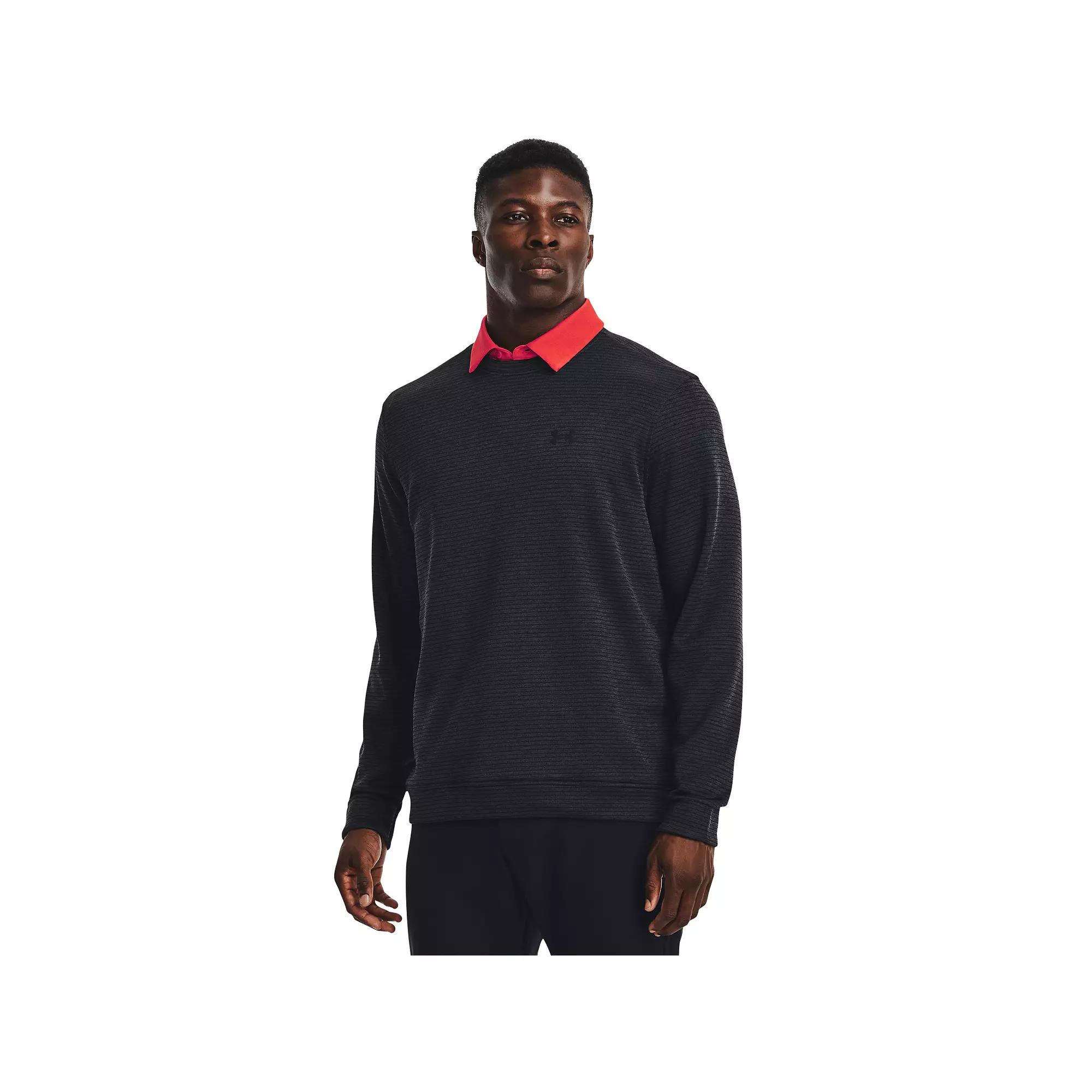 Men's Under Armour Storm Crew Sweater, Size: Medium, Black Product Image