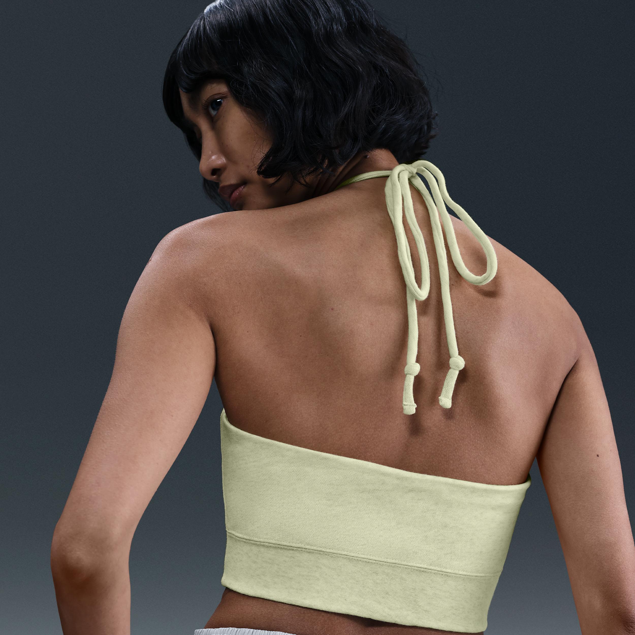 Women's Nike Sportswear Chill Terry Slim Cropped French Terry Halter Top Product Image
