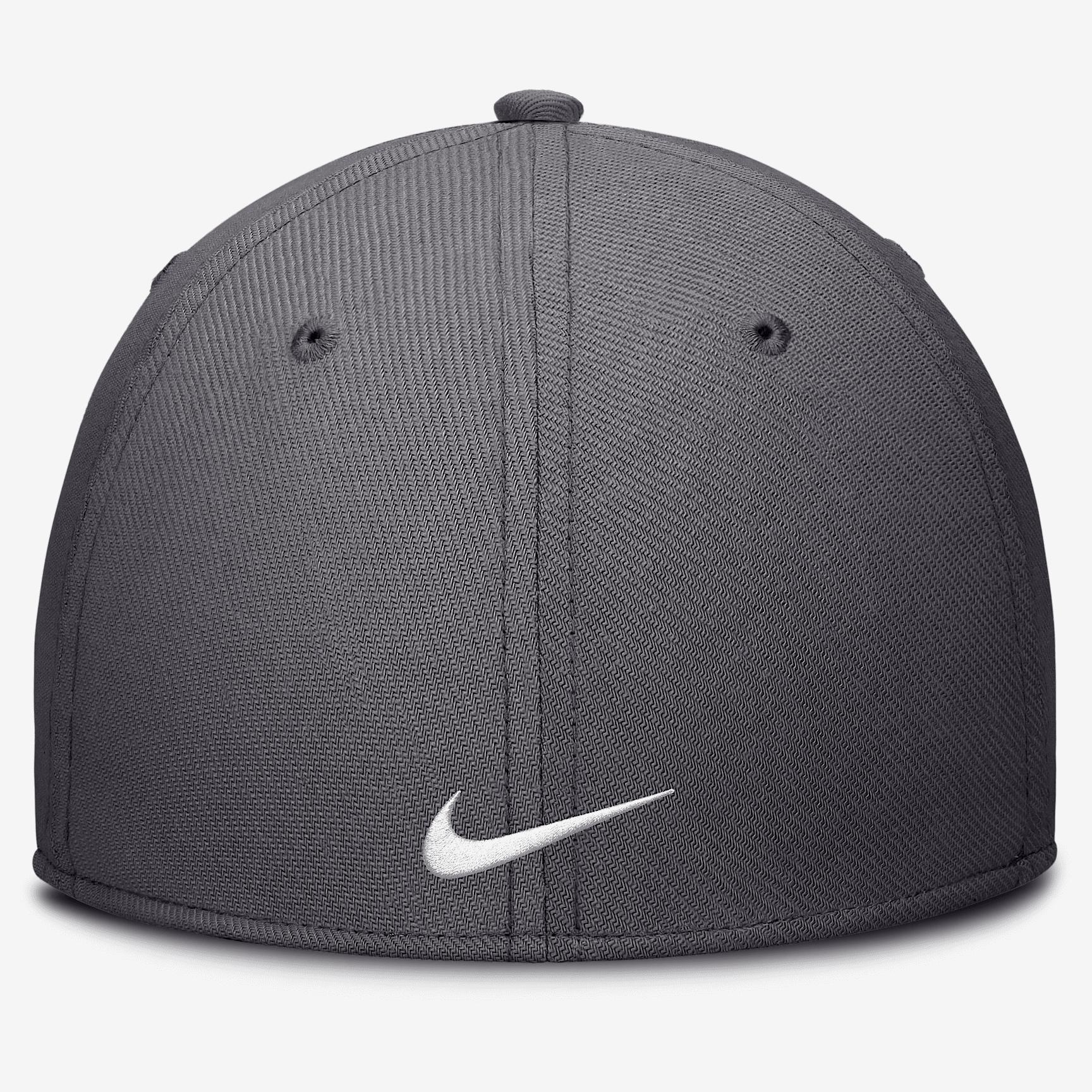 Men's Nike Gray Los Angeles Angels Swoosh Performance Flex Hat,  Product Image