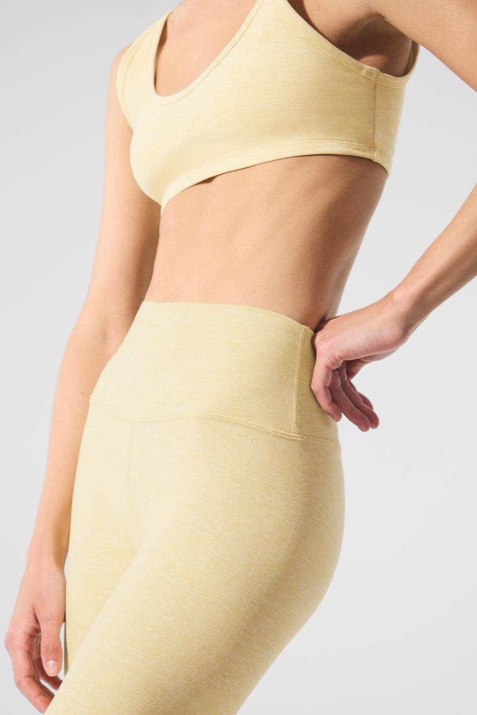 Alosoft High-Waist 7/8 Highlight Legging - Warm Butter Heather Product Image
