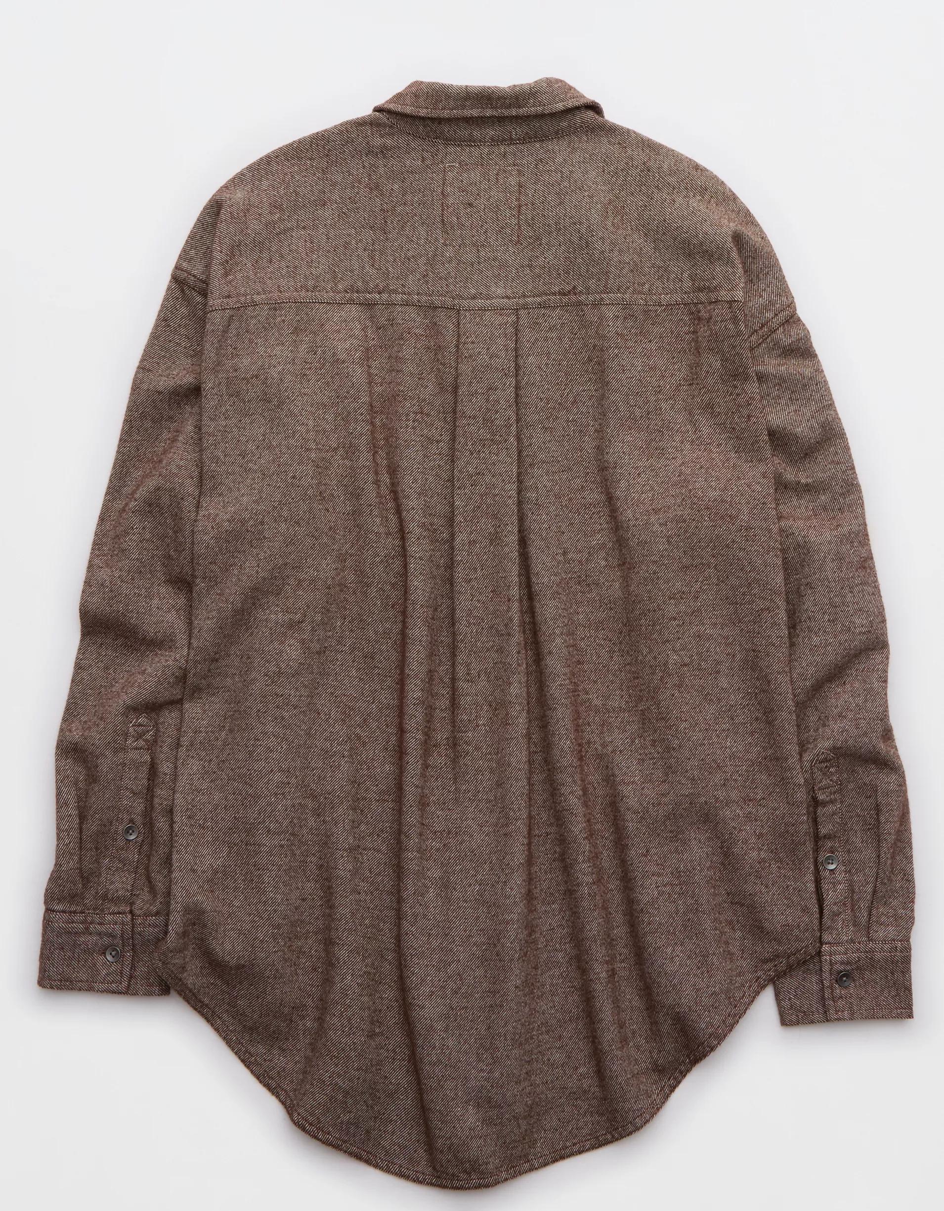 Aerie Anytime Fave Twill Shirt Product Image