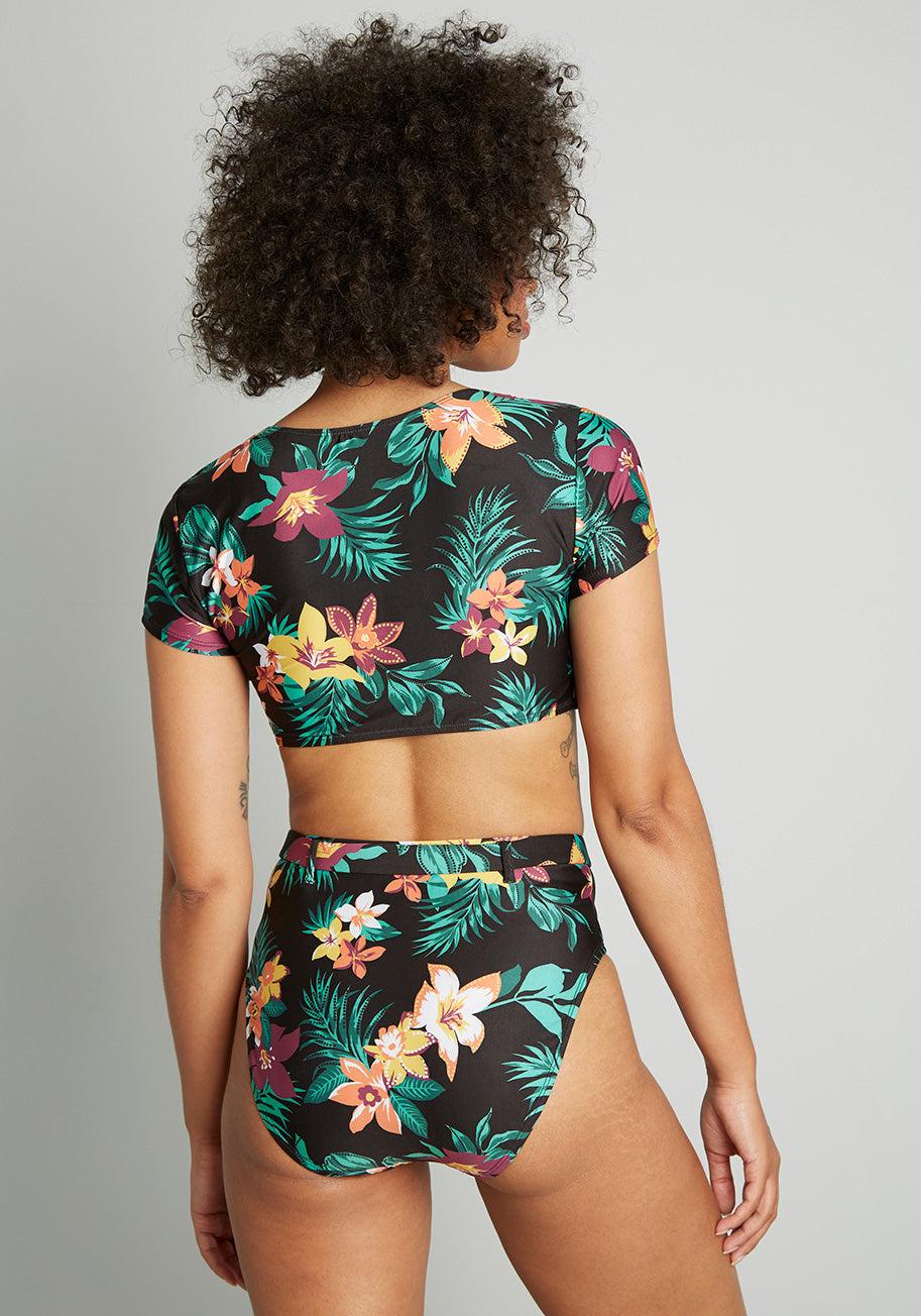 Boardwalk Bliss High-Waisted Bikini Bottom (Final Sale) Product Image