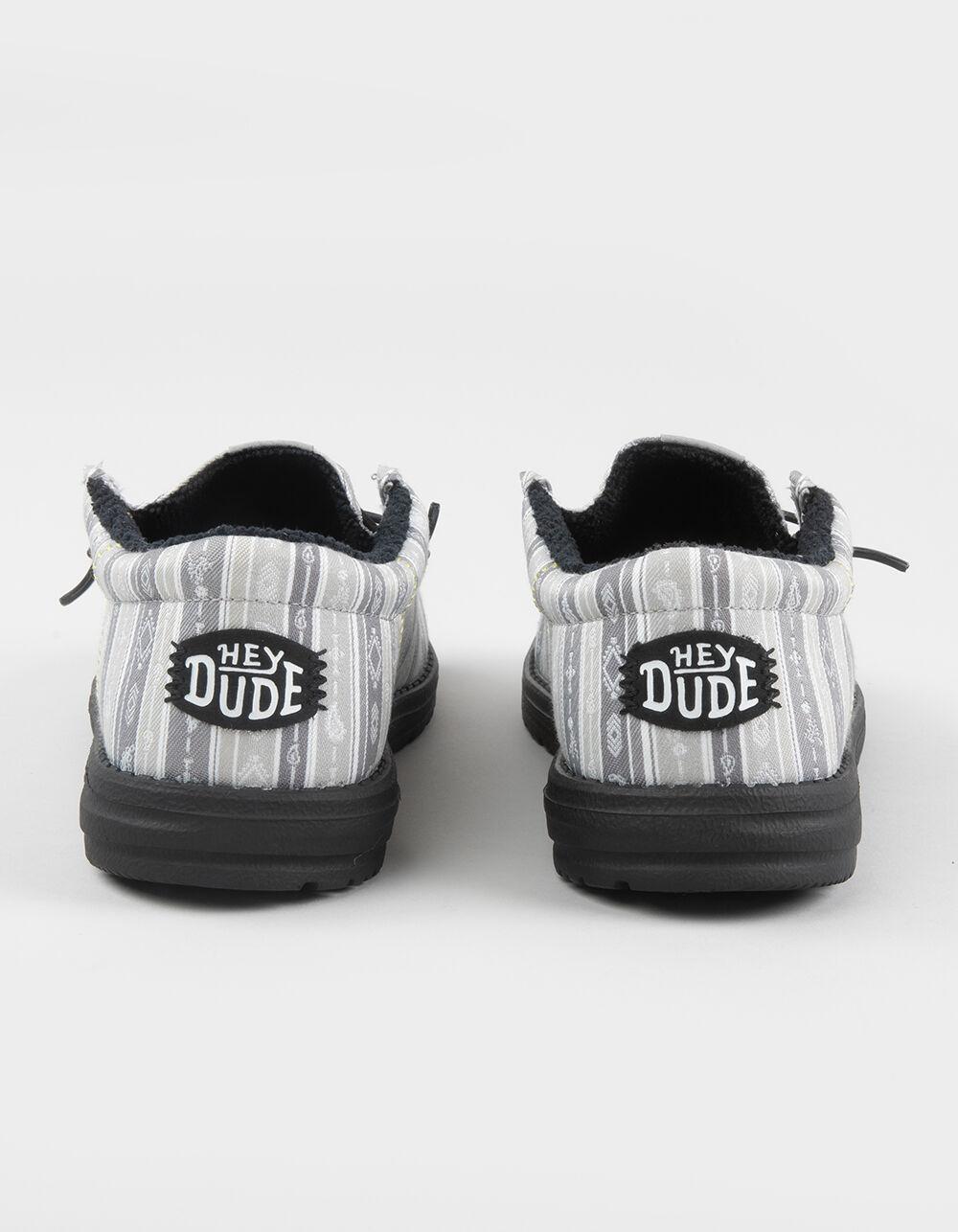 HEY DUDE Wally Funk Surf Blanket Mens Shoes - GRAY/BLACK Product Image