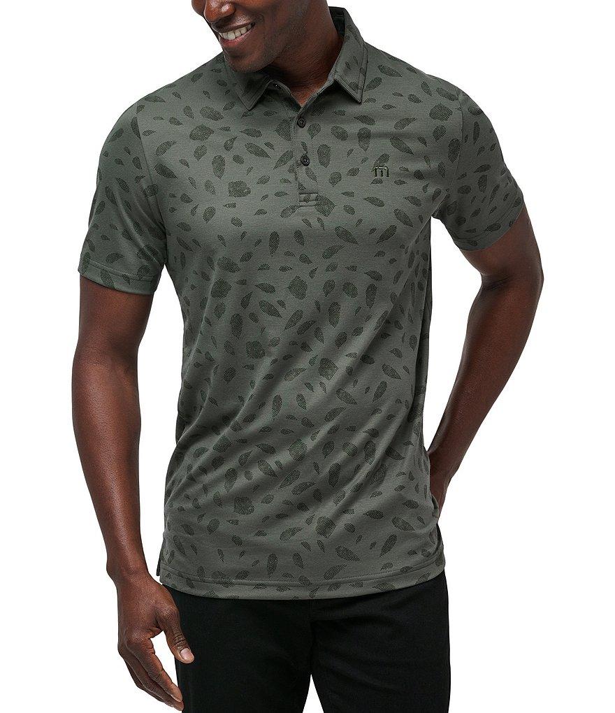 TravisMathew Magma Melt Short Sleeve Polo Shirt Product Image