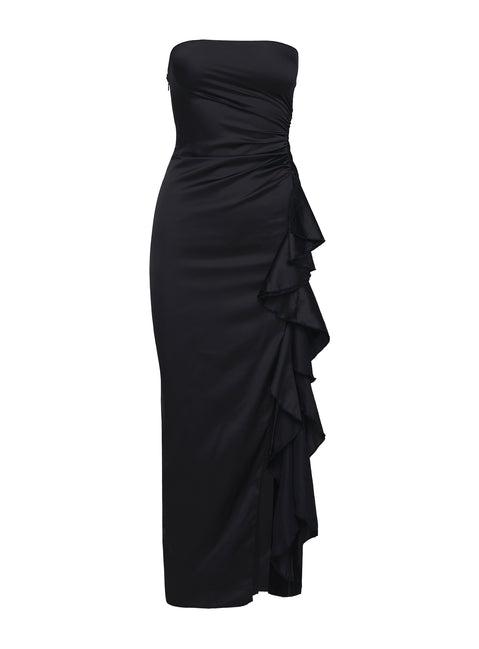 Callita Strapless Maxi Dress Black Product Image