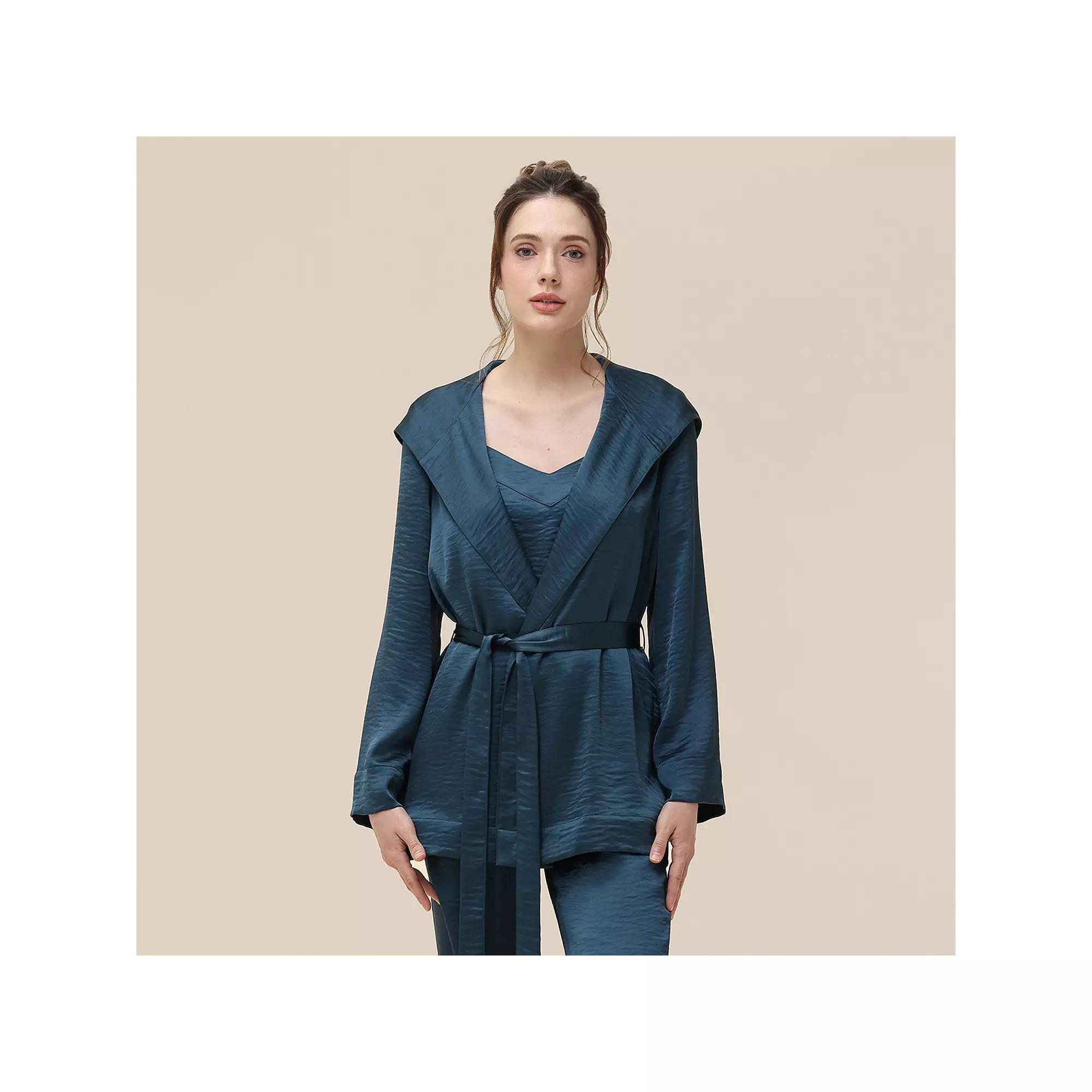 Women's Adyson Parker Satin Cami and Robe Set,  Product Image