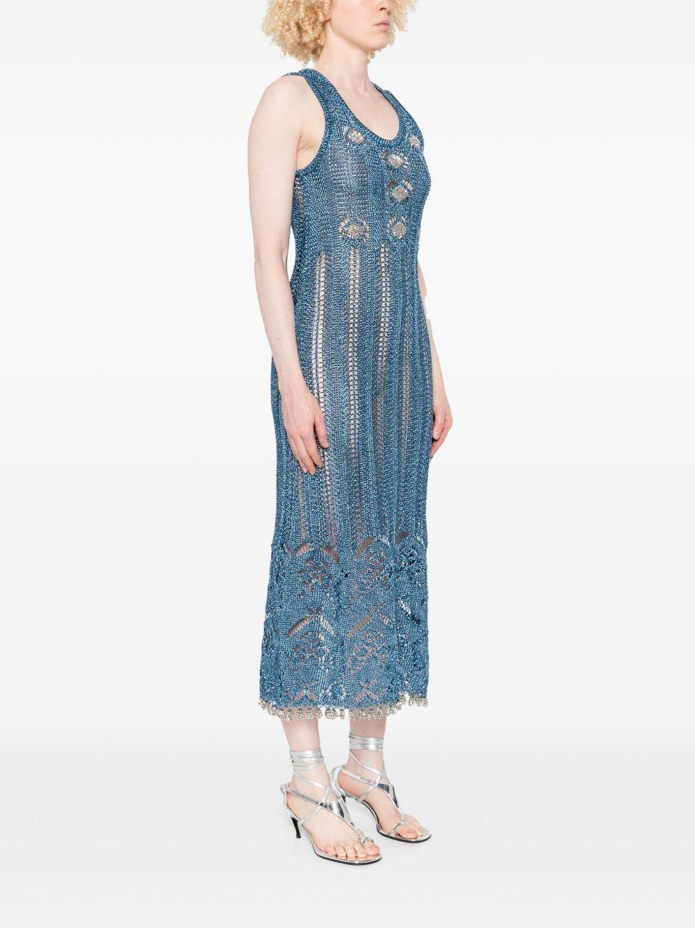 lurex-knit midi dress Product Image