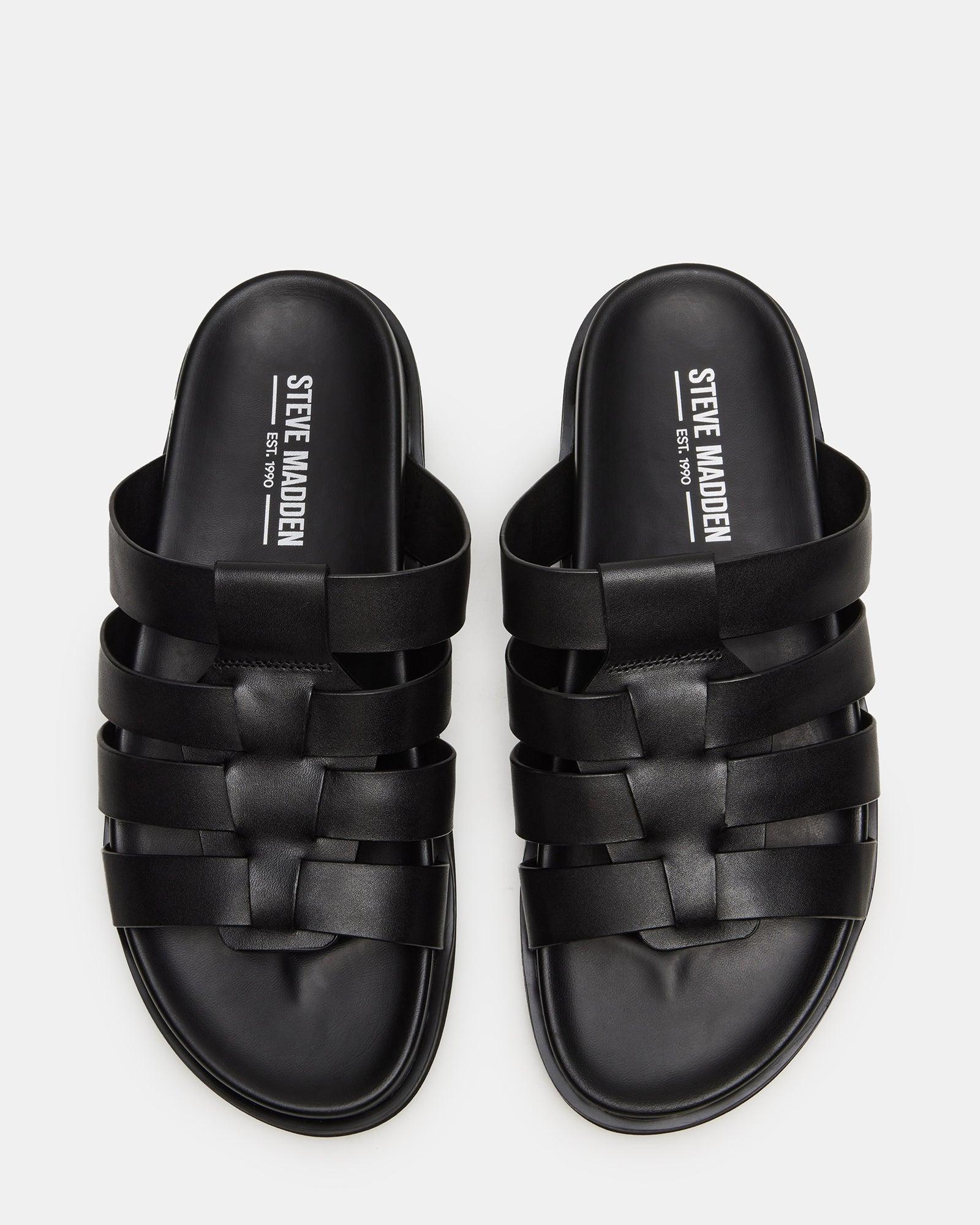 MARVYN BLACK LEATHER Male Product Image