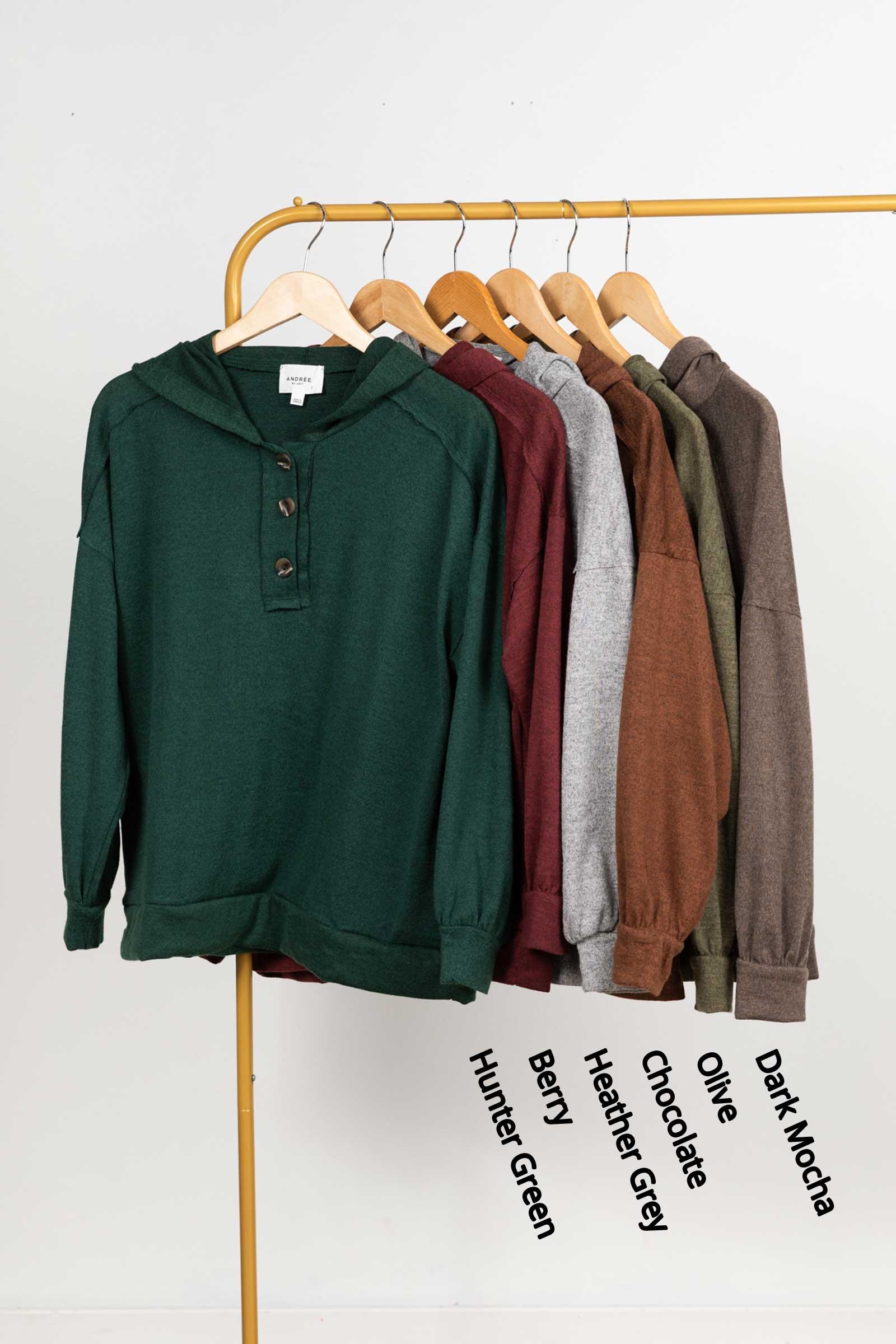 Soft Knit Long Sleeve With Button Detail Product Image