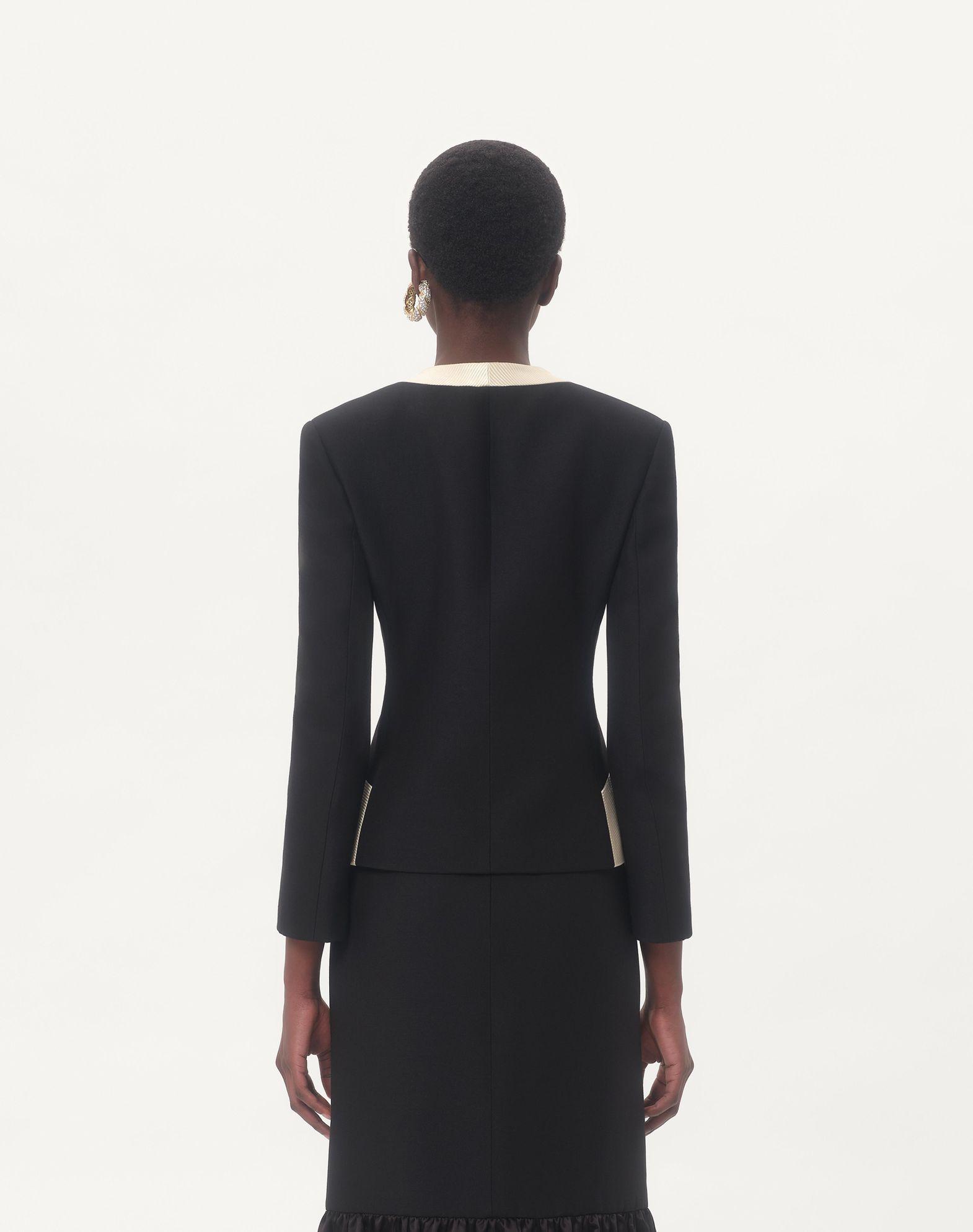 Crepe Couture Jacket With Bows Product Image